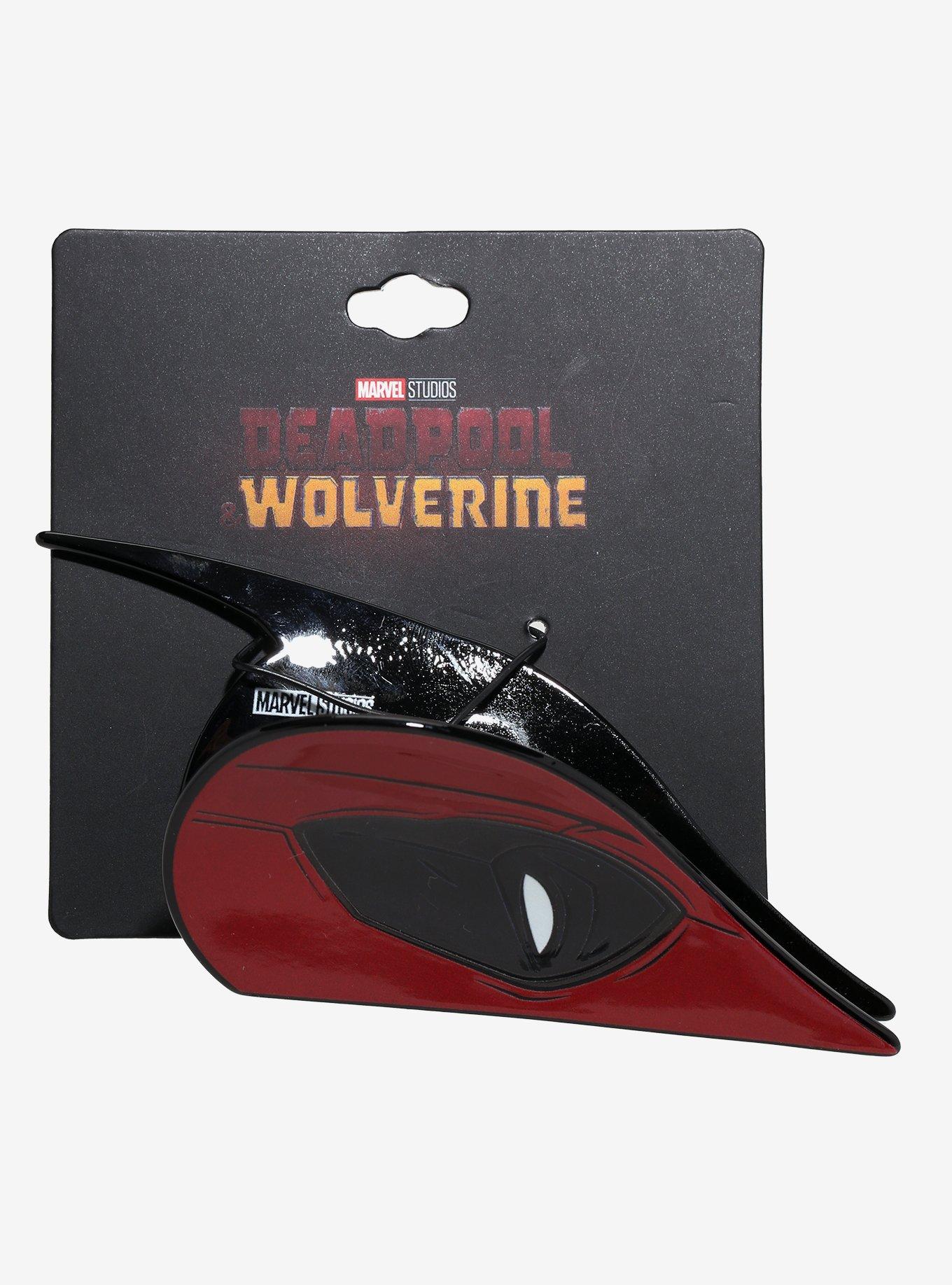 Marvel Deadpool & Wolverine Split Heart Character Claw Clip - BoxLunch Exclusive, , alternate