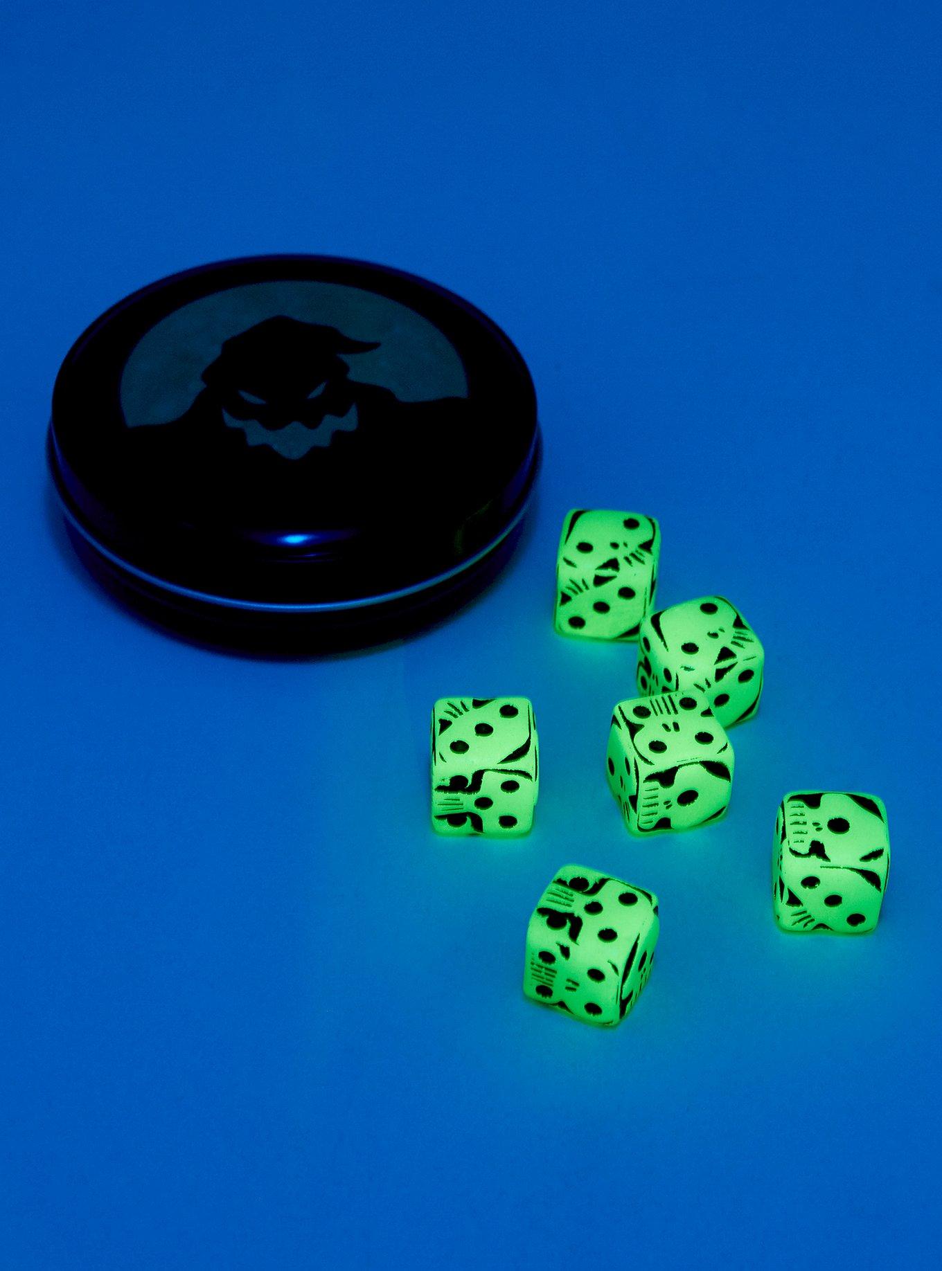 Disney The Nightmare Before Christmas Oogie Boogie Glow-in-the-Dark Dice Set & Tin, , alternate