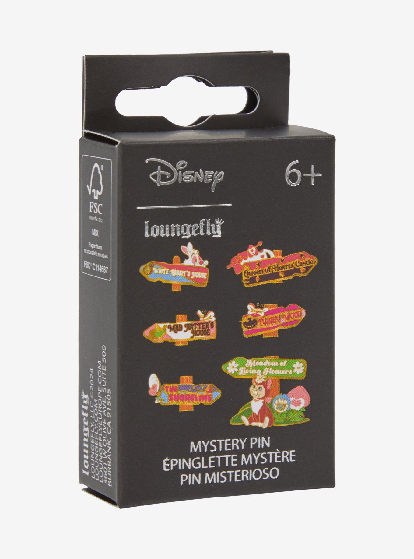 Loungefly Disney Alice in Wonderland Sign Post Blind Box Enamel Pin — BoxLunch Exclusive, , alternate