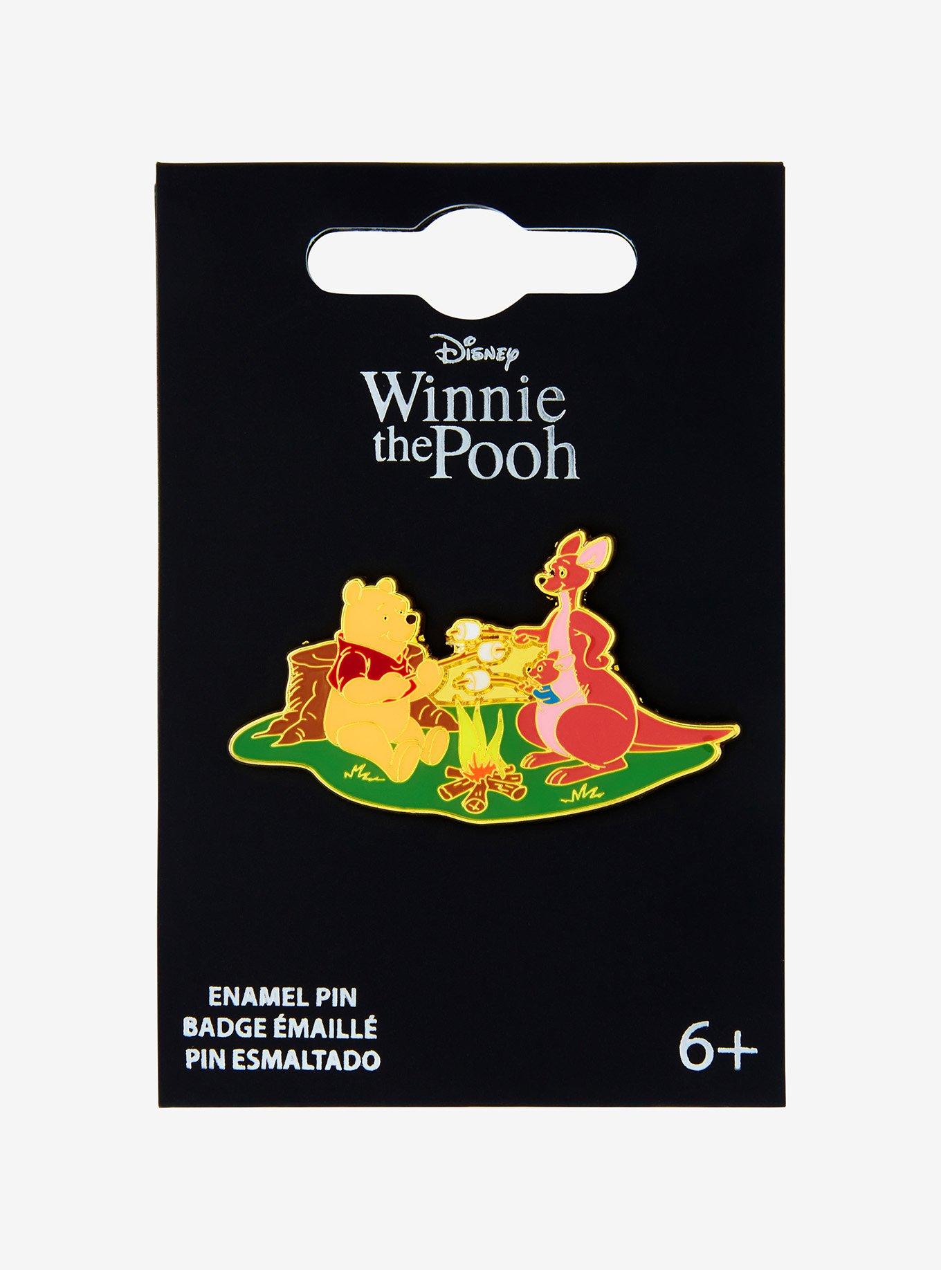 Loungefly Disney Winnie the Pooh Kanga, Roo, and Pooh Bear S'mores Enamel Pin — BoxLunch Exclusive, , alternate