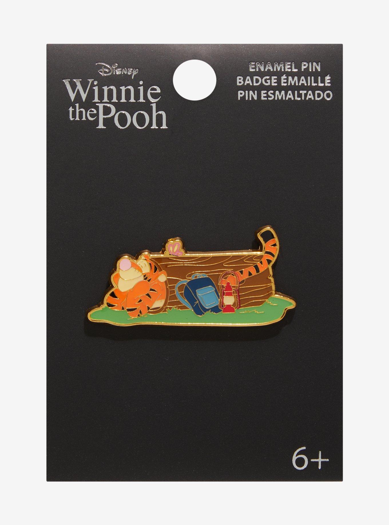 Loungefly Winnie the Pooh Tigger Camping Log Enamel Pin — BoxLunch Exclusive, , alternate