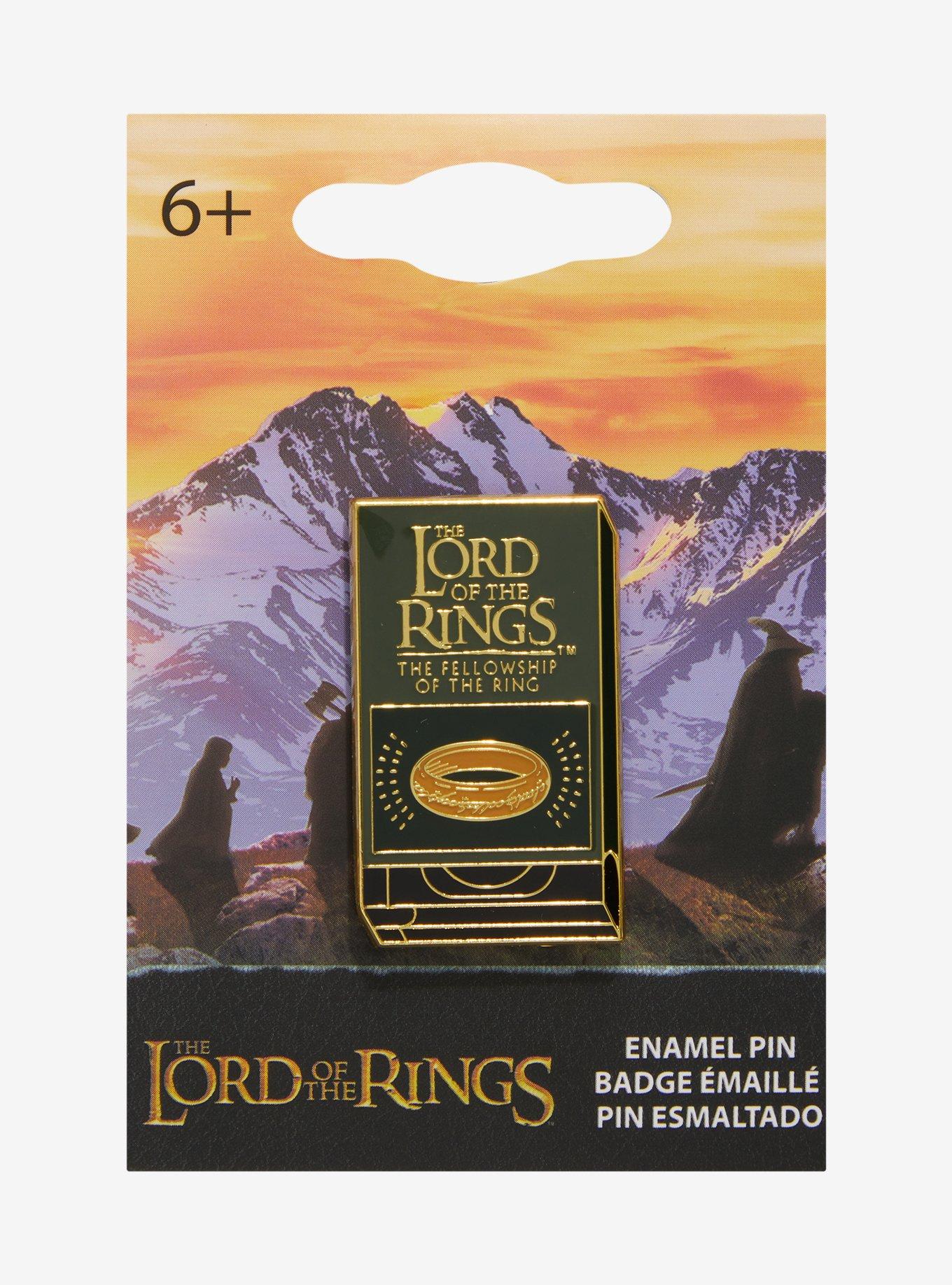 Loungefly The Lord of the Rings The Fellowship of the Ring VHS Enamel Pin — BoxLunch Exclusive, , hi-res