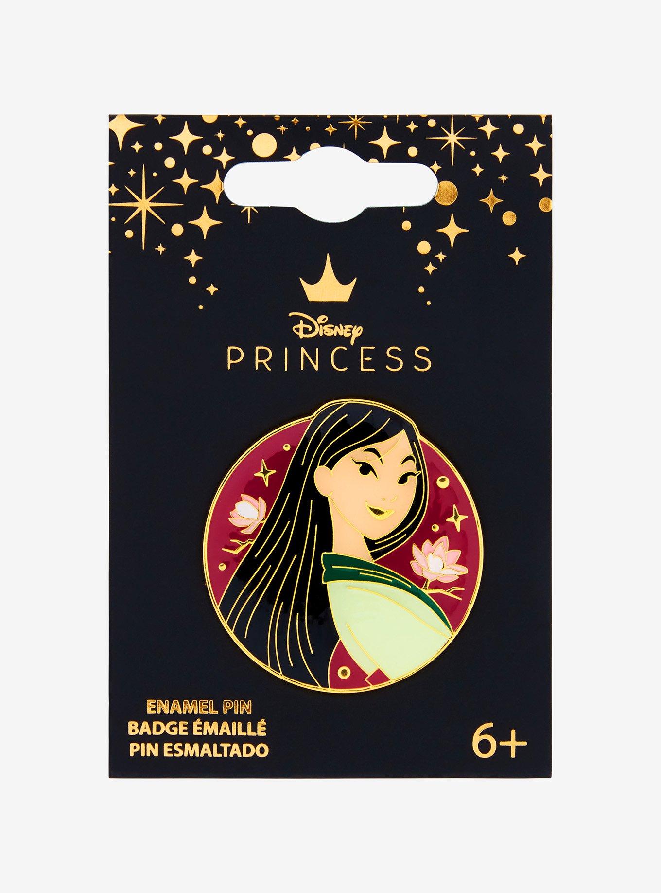 Loungefly Disney Mulan Blossom Circular Enamel Pin — BoxLunch Exclusive, , alternate