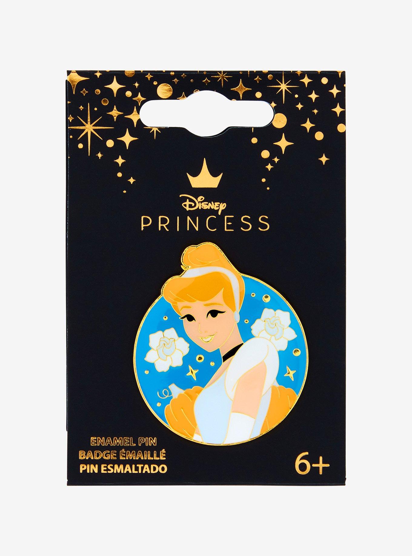 Loungefly Disney Cinderella Pumpkin Circular Enamel Pin — BoxLunch Exclusive, , alternate