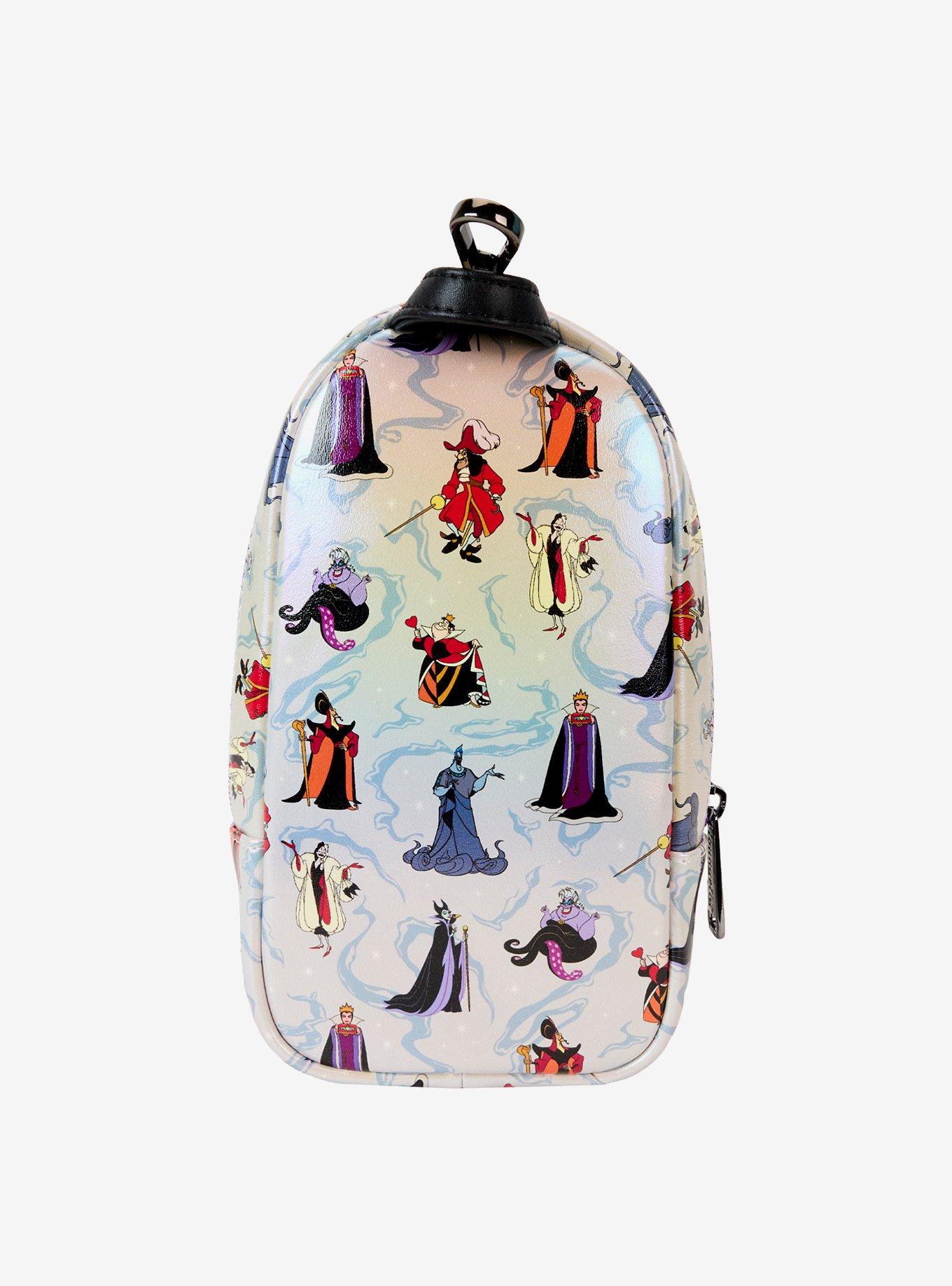 Loungefly Disney Villains Iridescent Pencil Case, , hi-res