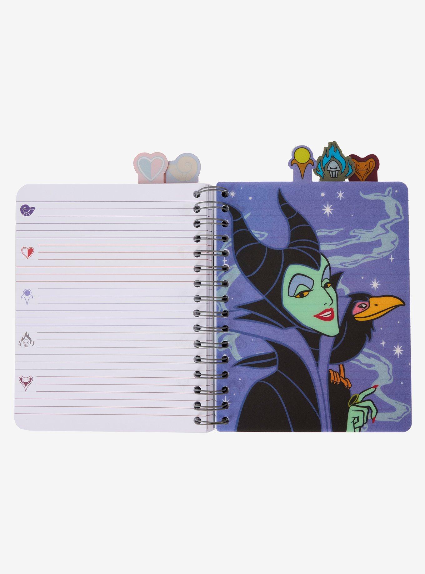 Loungefly Disney Villains Iridescent Tab Journal, , alternate