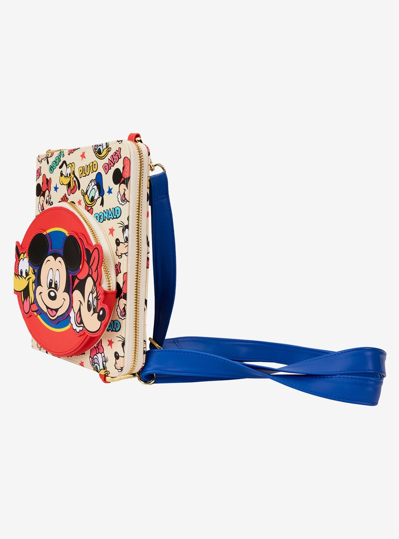 Loungefly Disney Mickey Mouse And Friends Allover Print Crossbody Bag Journal, , hi-res