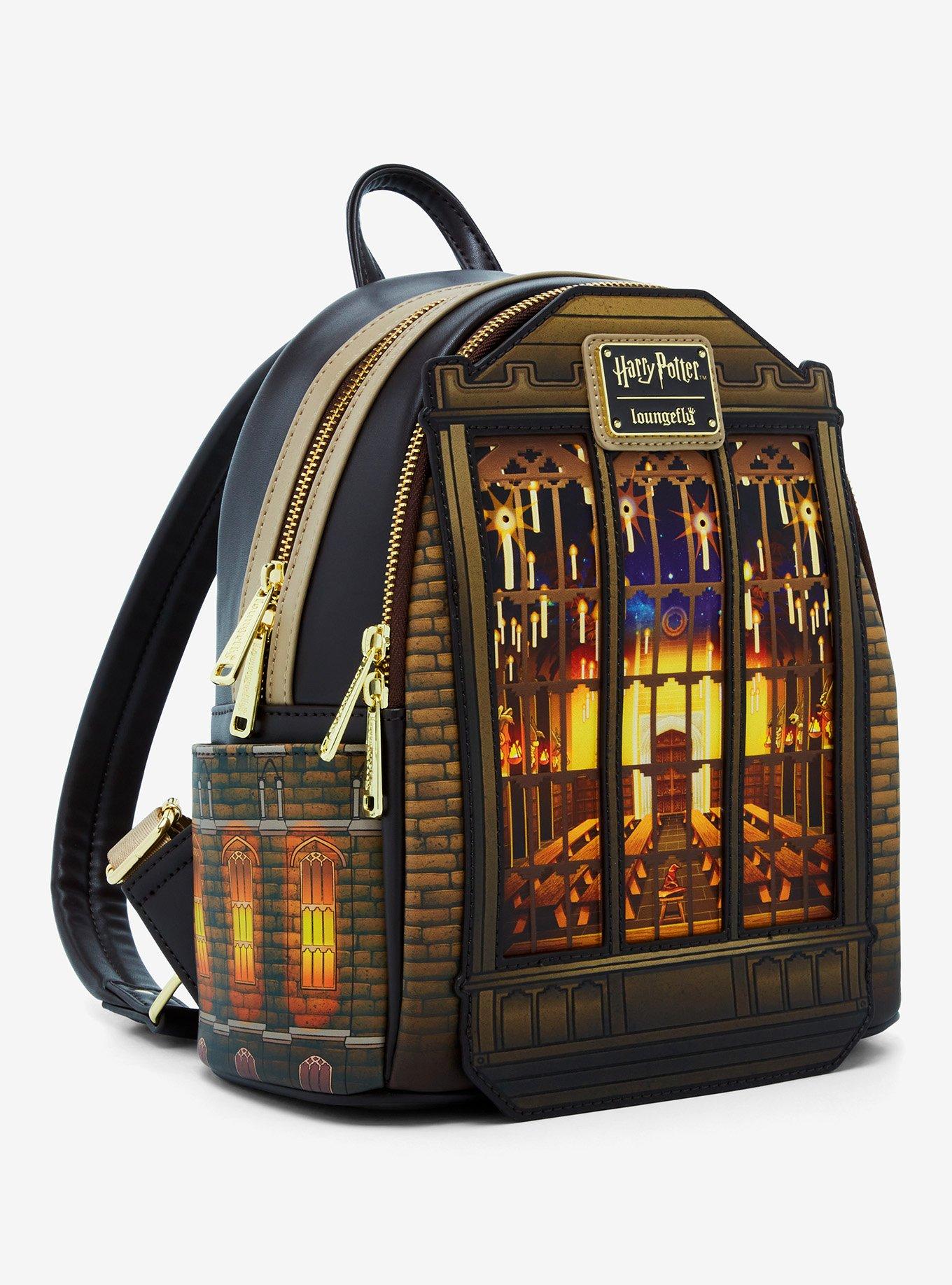 Loungefly Harry Potter Hogwarts Great Hall Light-Up Mini Backpack, , alternate