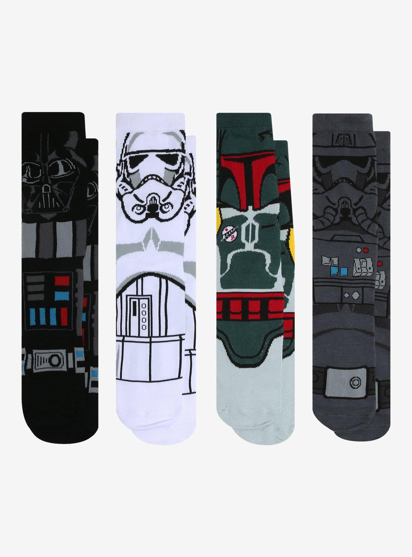 Star Wars Empire Crew Socks 4 Pack Box Set, , alternate