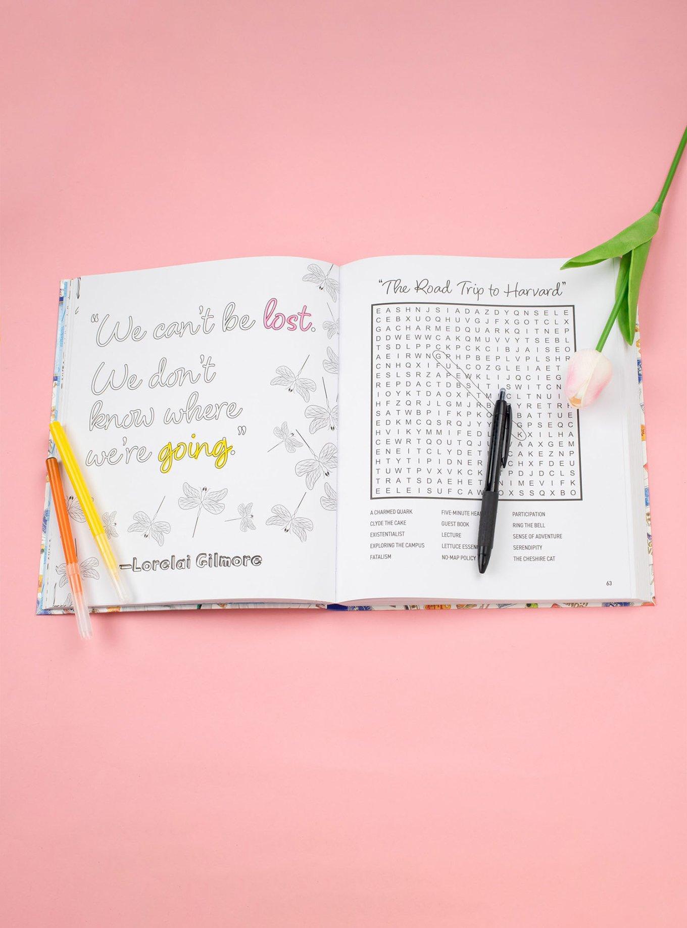 Gilmore Girls Word Search, Quips, Quotes And Coloring Book, , alternate