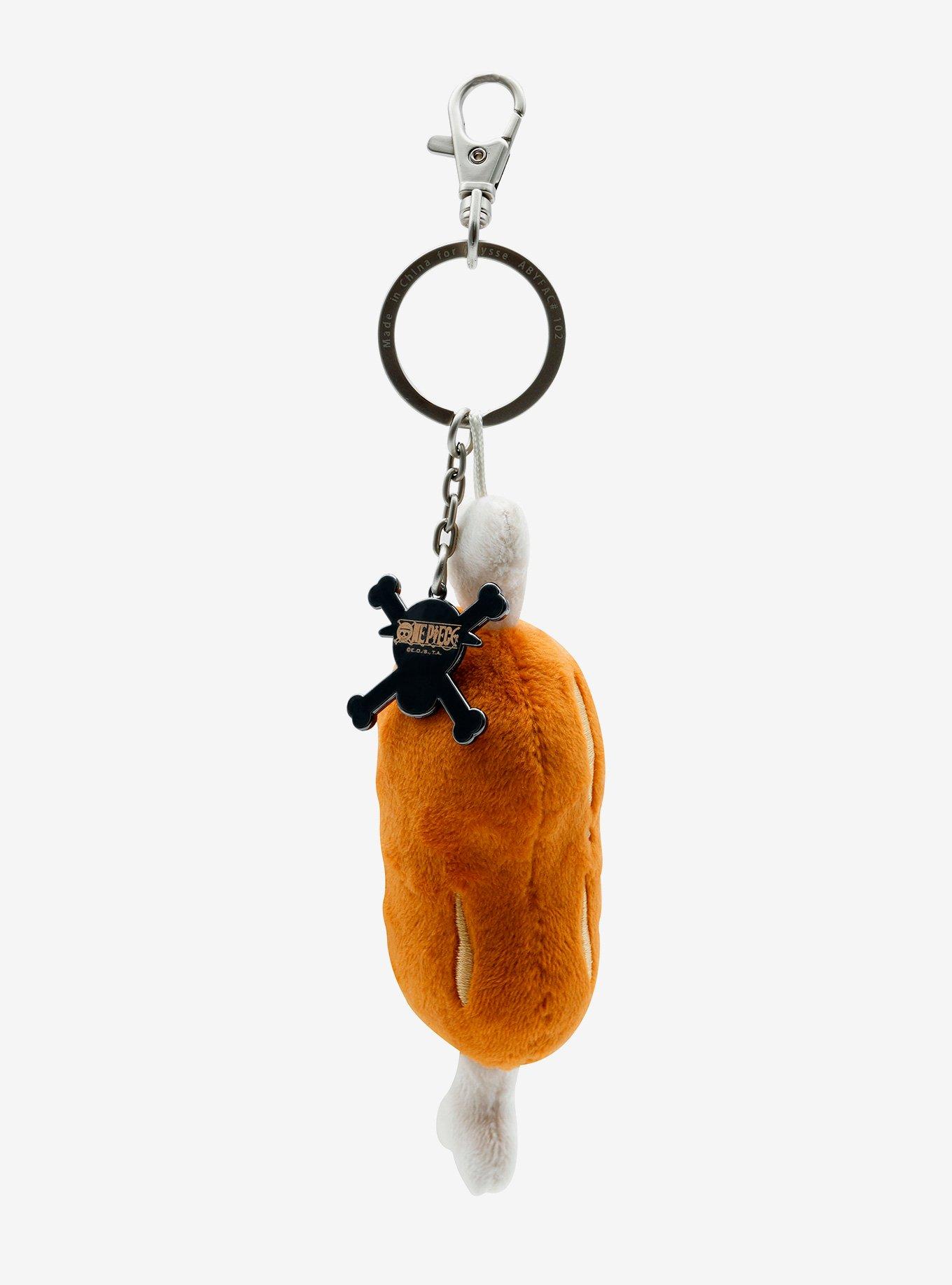 One Piece Meat Plush Key Chain, , hi-res