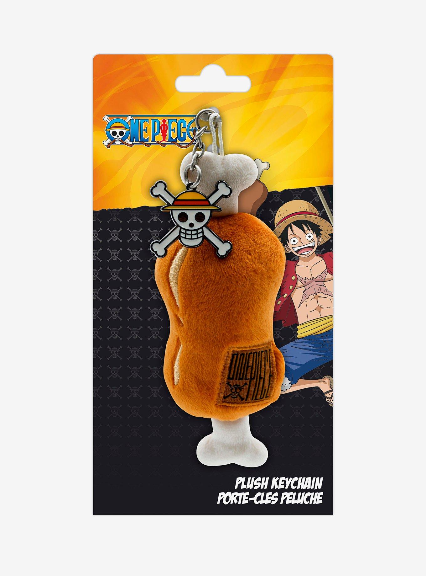 One Piece Meat Plush Key Chain, , alternate