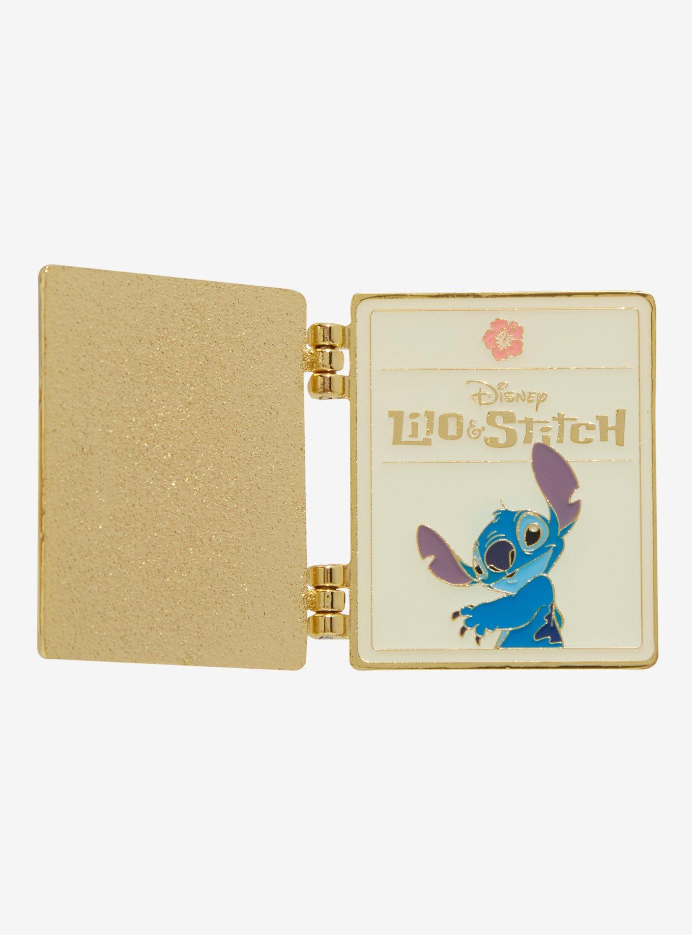 Loungefly Disney Lilo & Stitch Hug Hinged Enamel Pin — BoxLunch Exclusive, , alternate