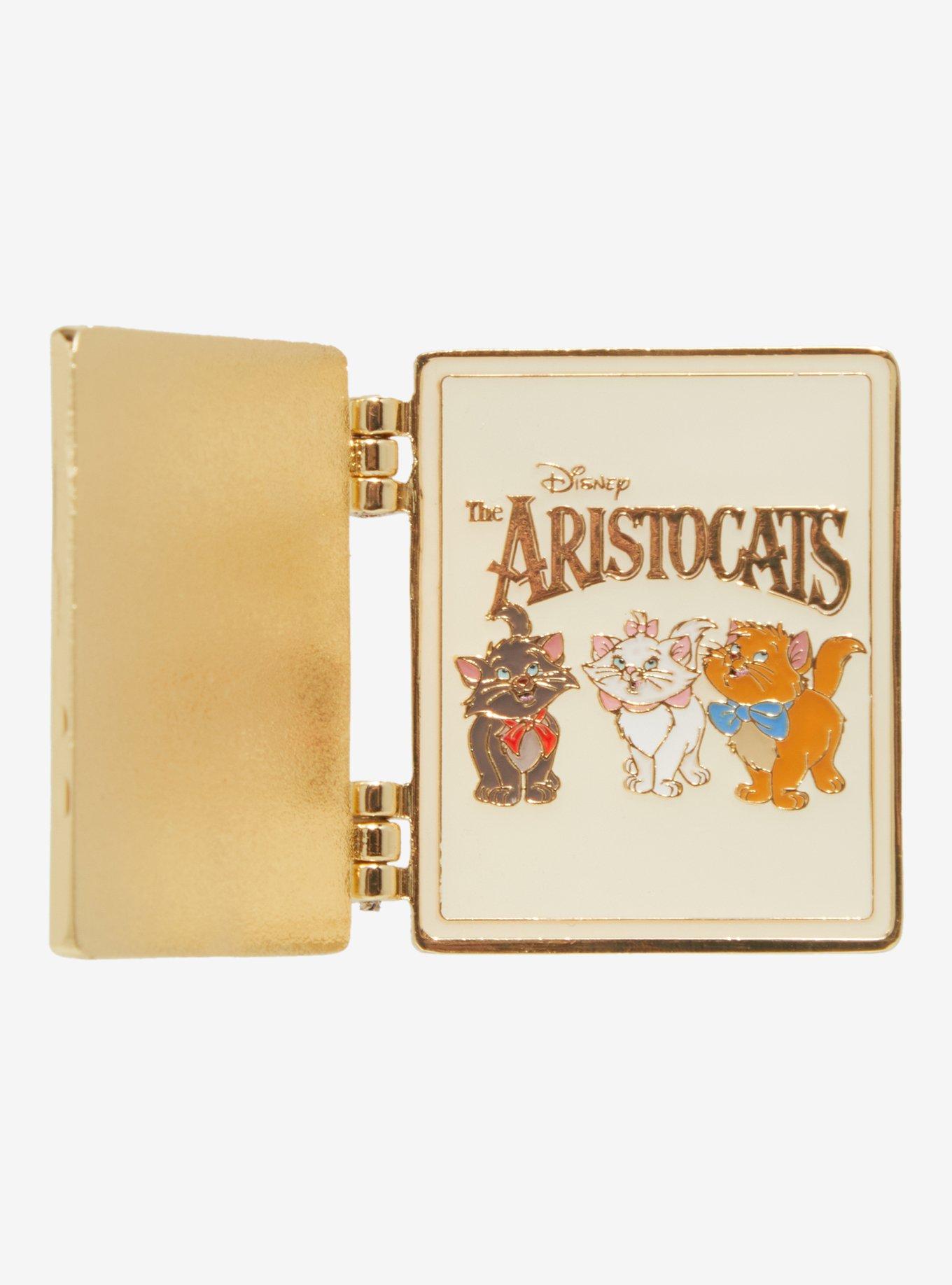 Loungefly Disney The Aristocats Marie, Berlioz, and Toulouse Hinged Enamel Pin — BoxLunch Exclusive, , alternate