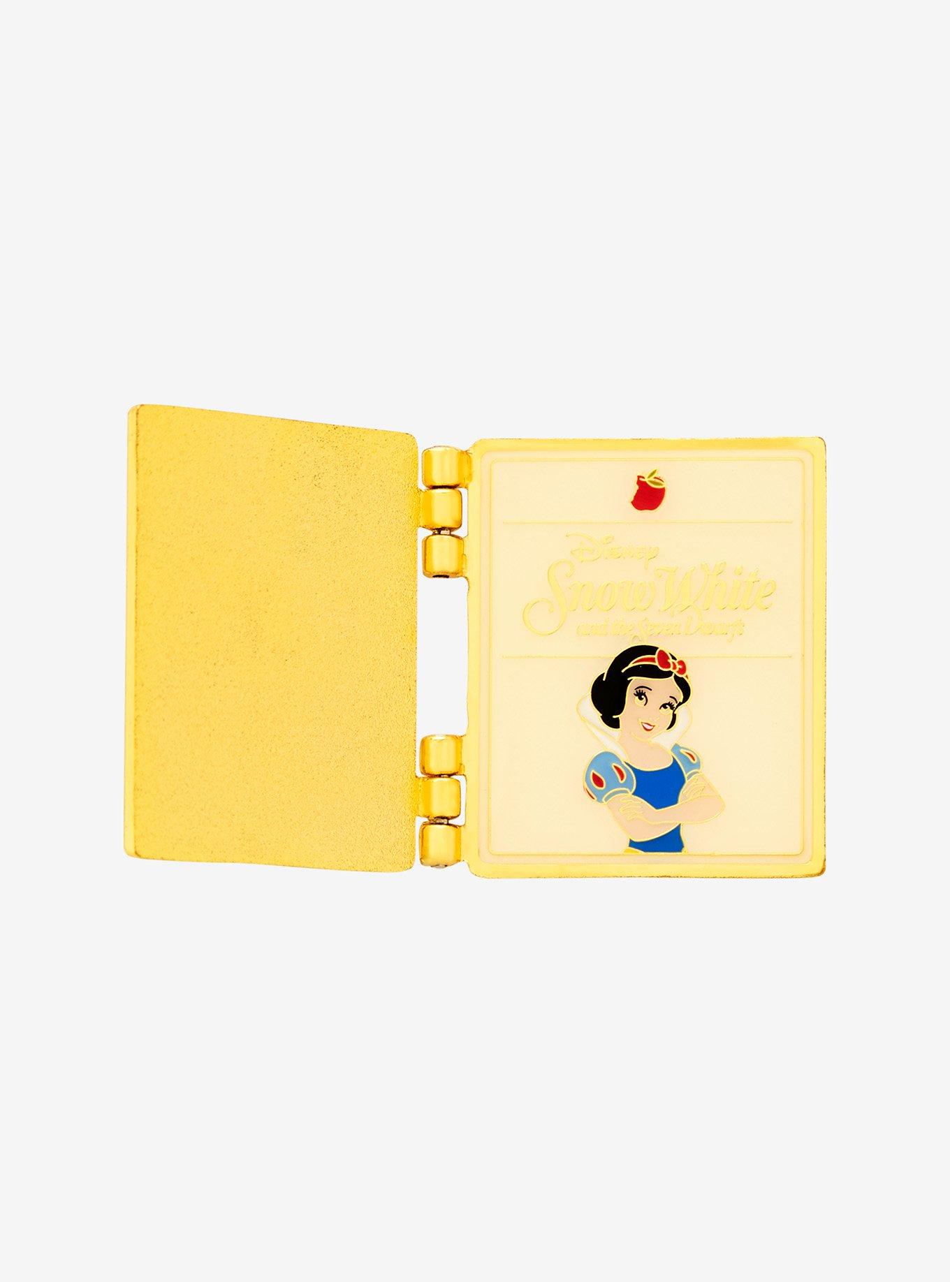 Loungefly Disney Snow White and the Seven Dwarfs Storybook Hinged Enamel Pin — BoxLunch Exclusive, , alternate