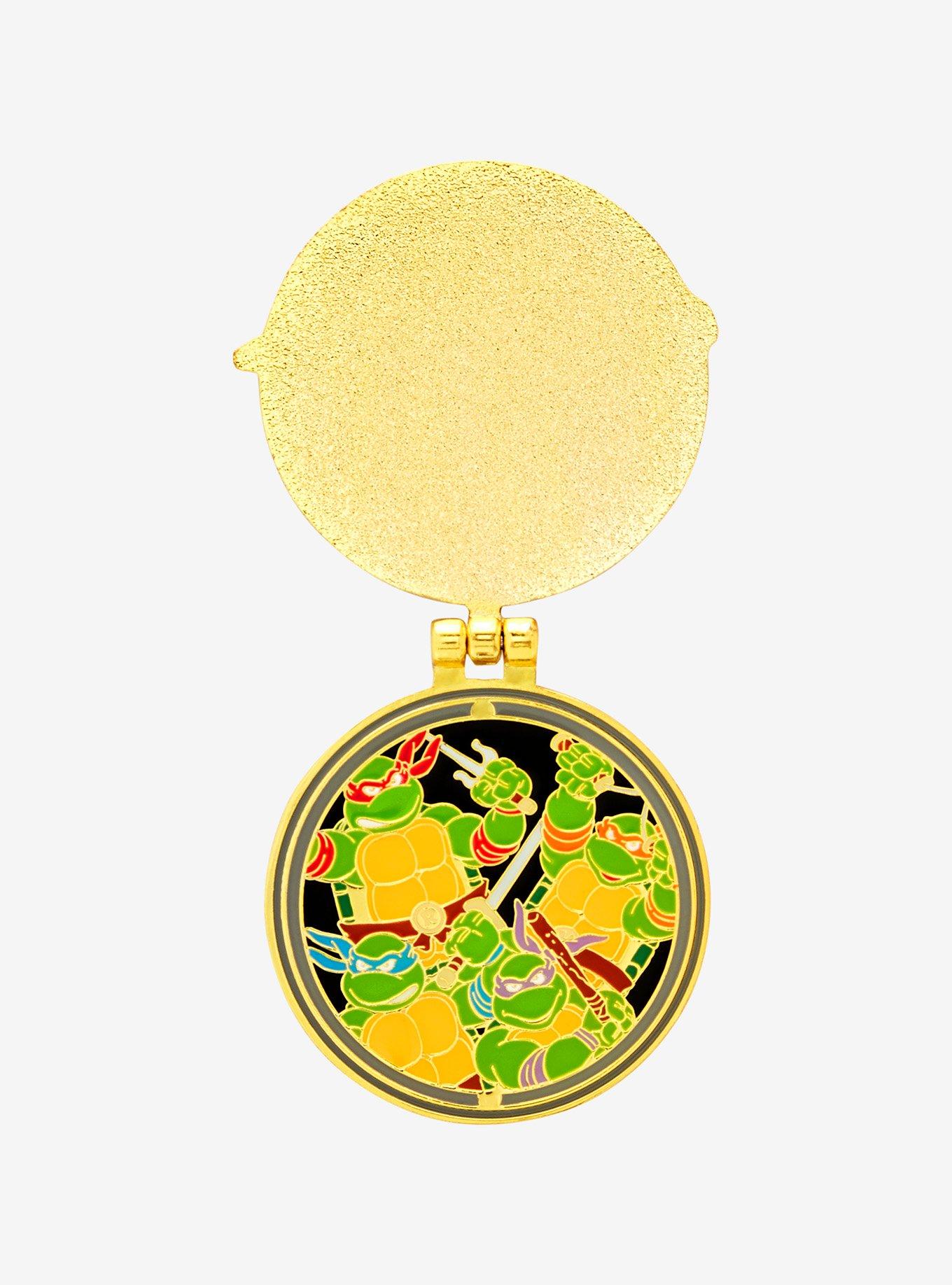 Loungefly Teenage Mutant Ninja Turtles Manhole Hinged Enamel Pin — BoxLunch Exclusive, , alternate