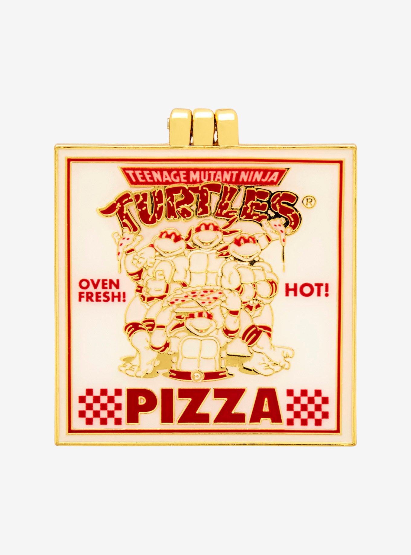 Loungefly Teenage Mutant Ninja Turtles Pizza Box Hinged Enamel Pin — BoxLunch Exclusive, , hi-res