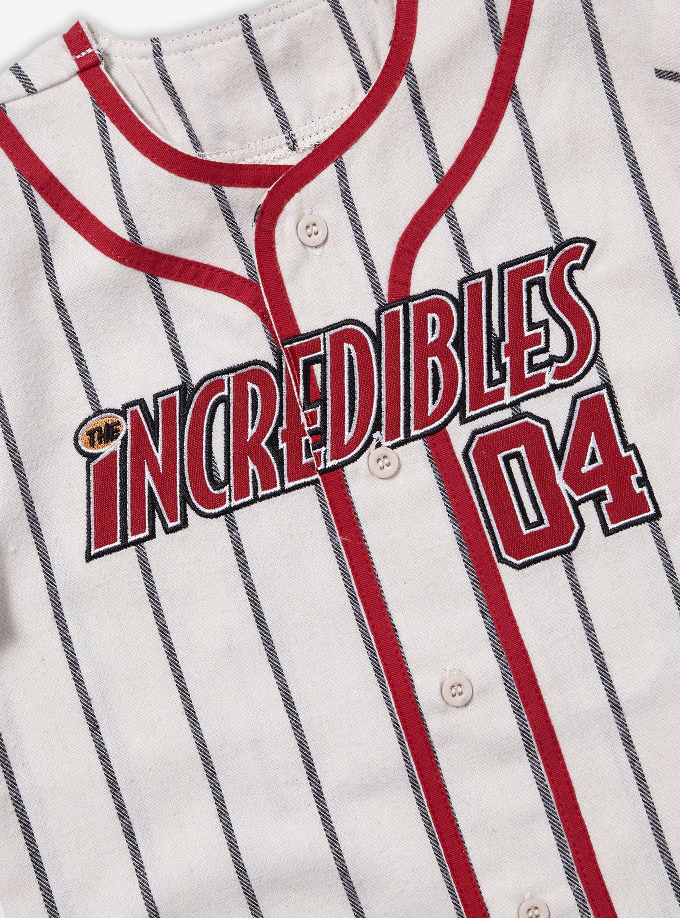 Disney Pixar The Incredibles Parr Toddler Vintage Baseball Jersey — BoxLunch Exclusive, MULTI, alternate