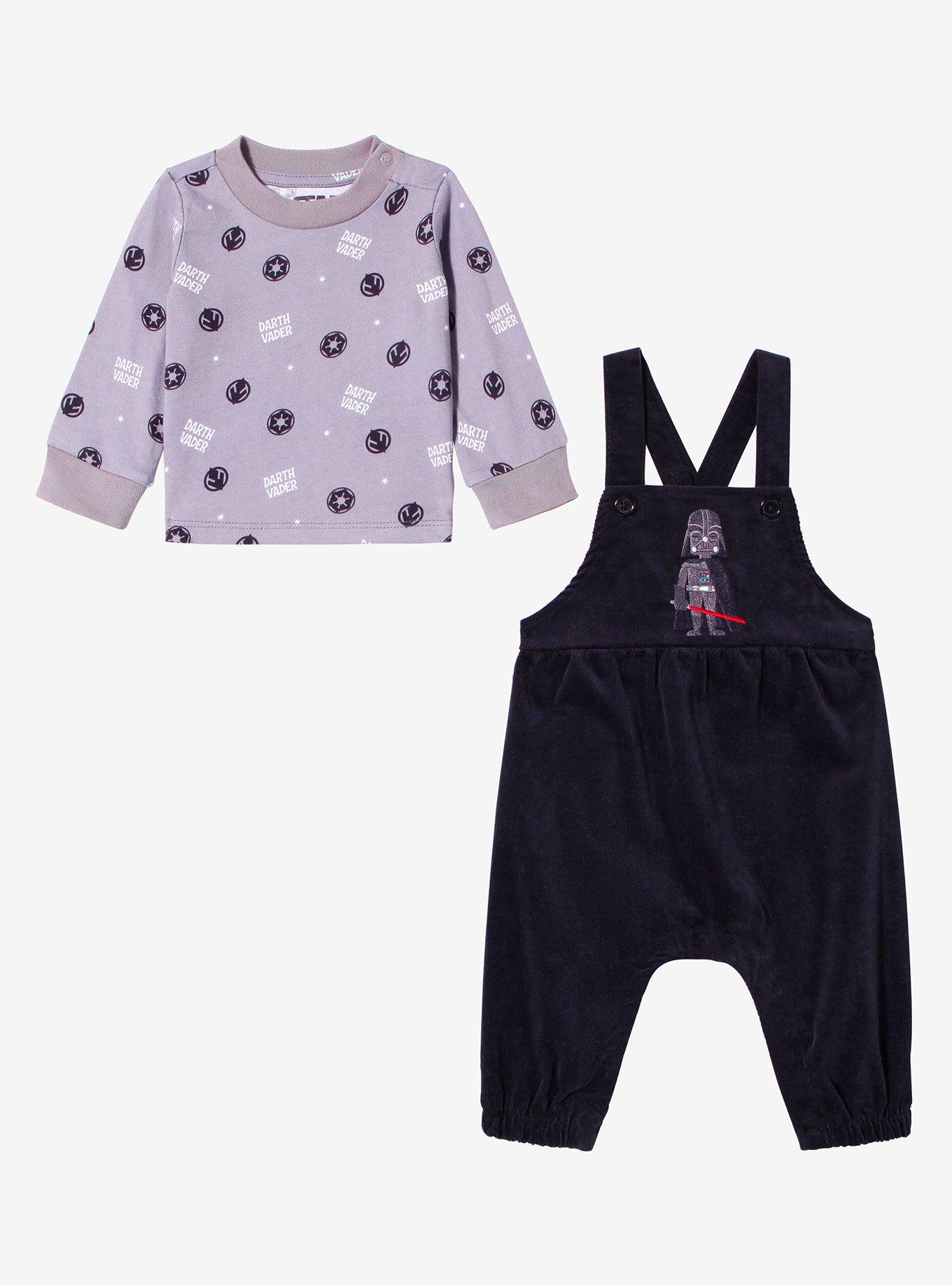 Star Wars Darth Vader Infant Long Sleeve T-Shirt and Overall Set, , hi-res