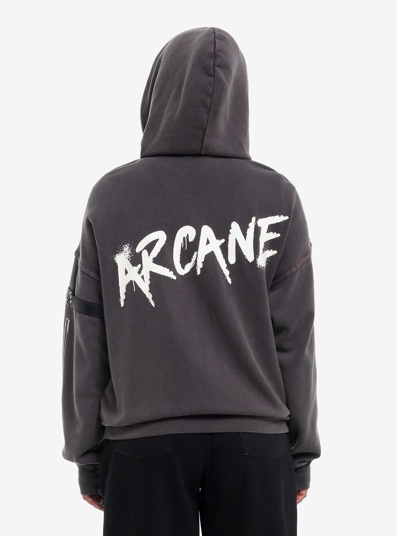 Arcane Vi & Caitlyn Glow-In-The-Dark Girls Hoodie, , hi-res