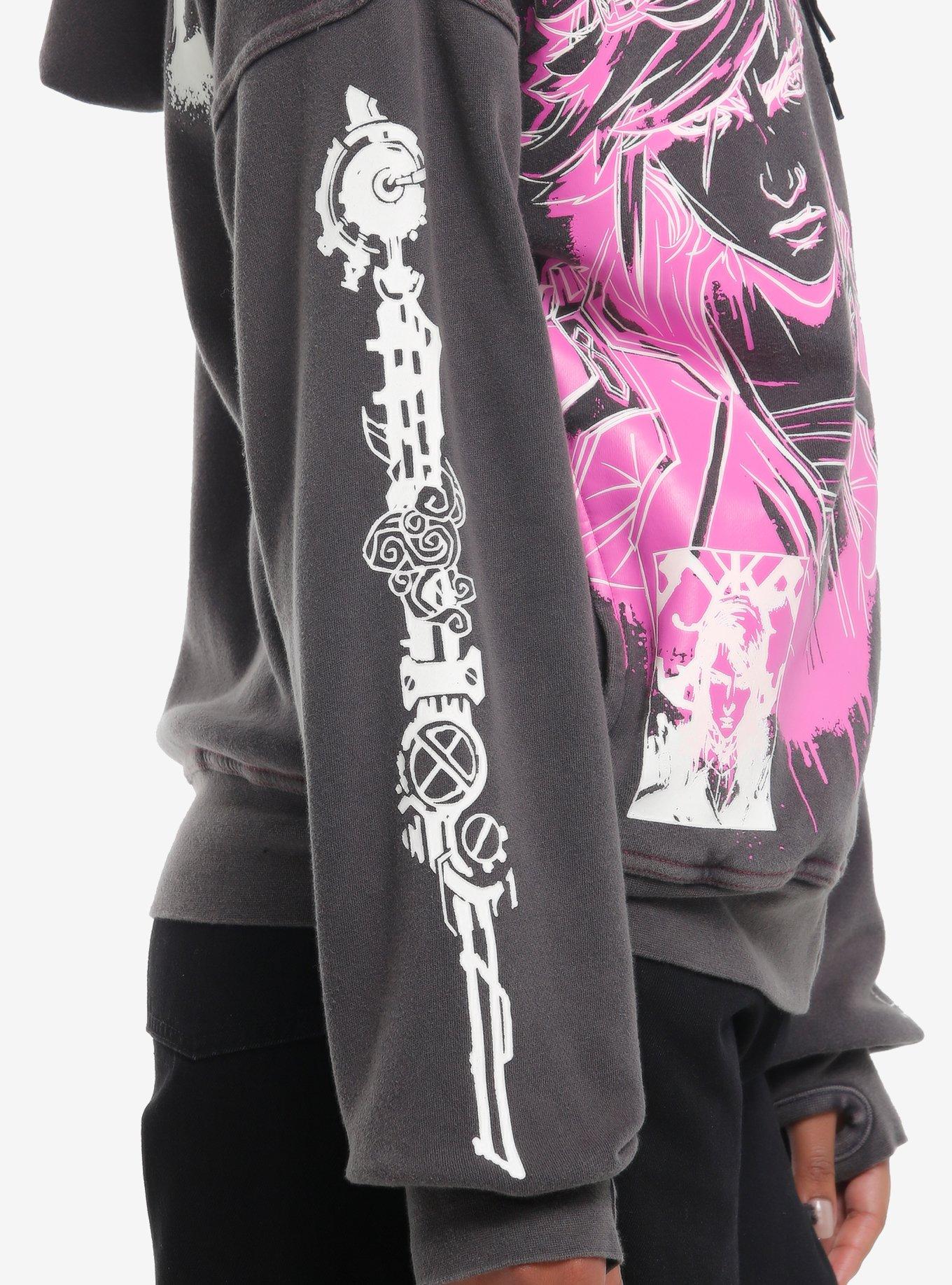 Arcane Vi & Caitlyn Glow-In-The-Dark Girls Hoodie, MULTI, alternate