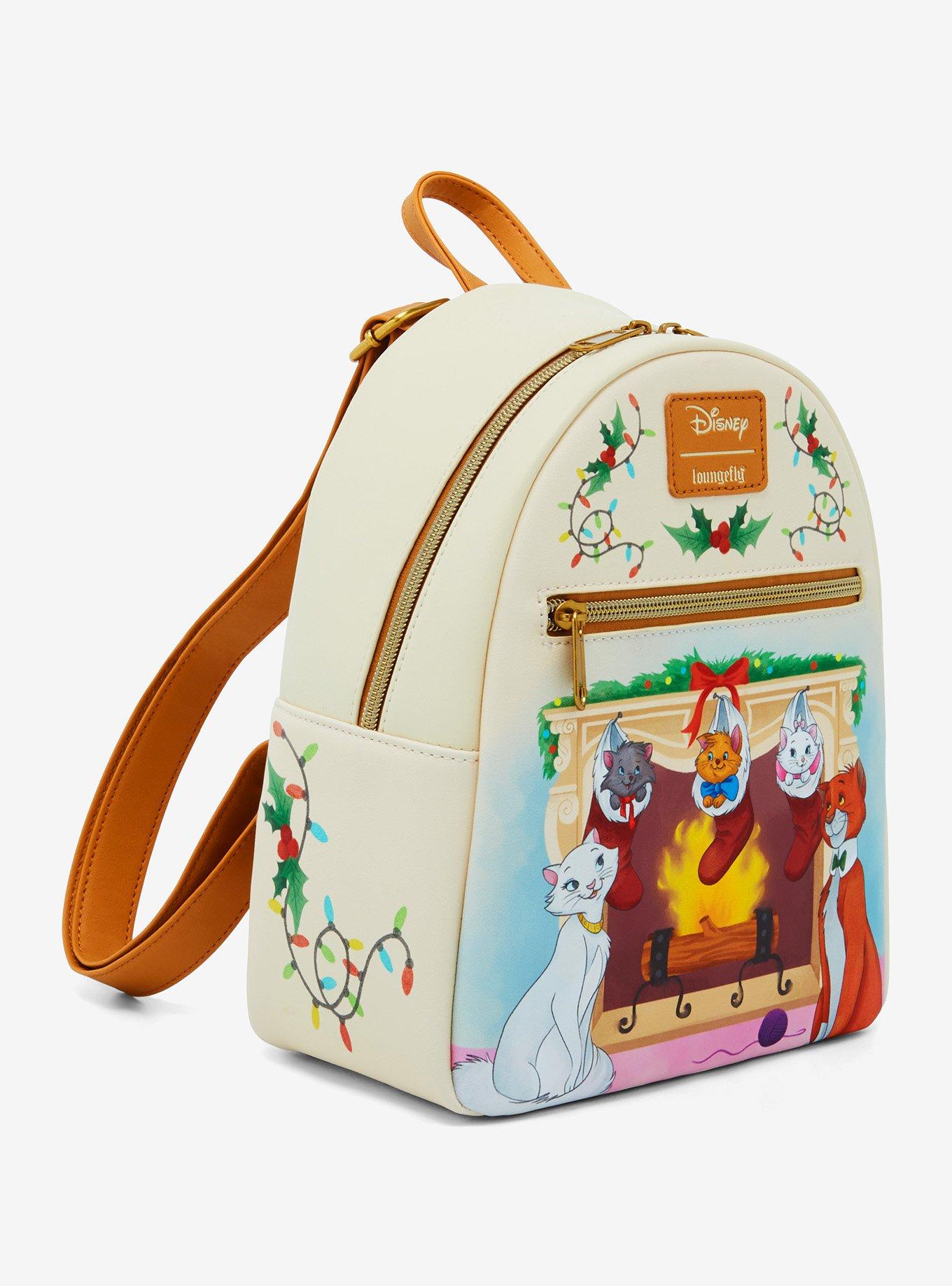 Loungefly Disney The Aristocats Christmas Fireplace Mini Backpack, , alternate