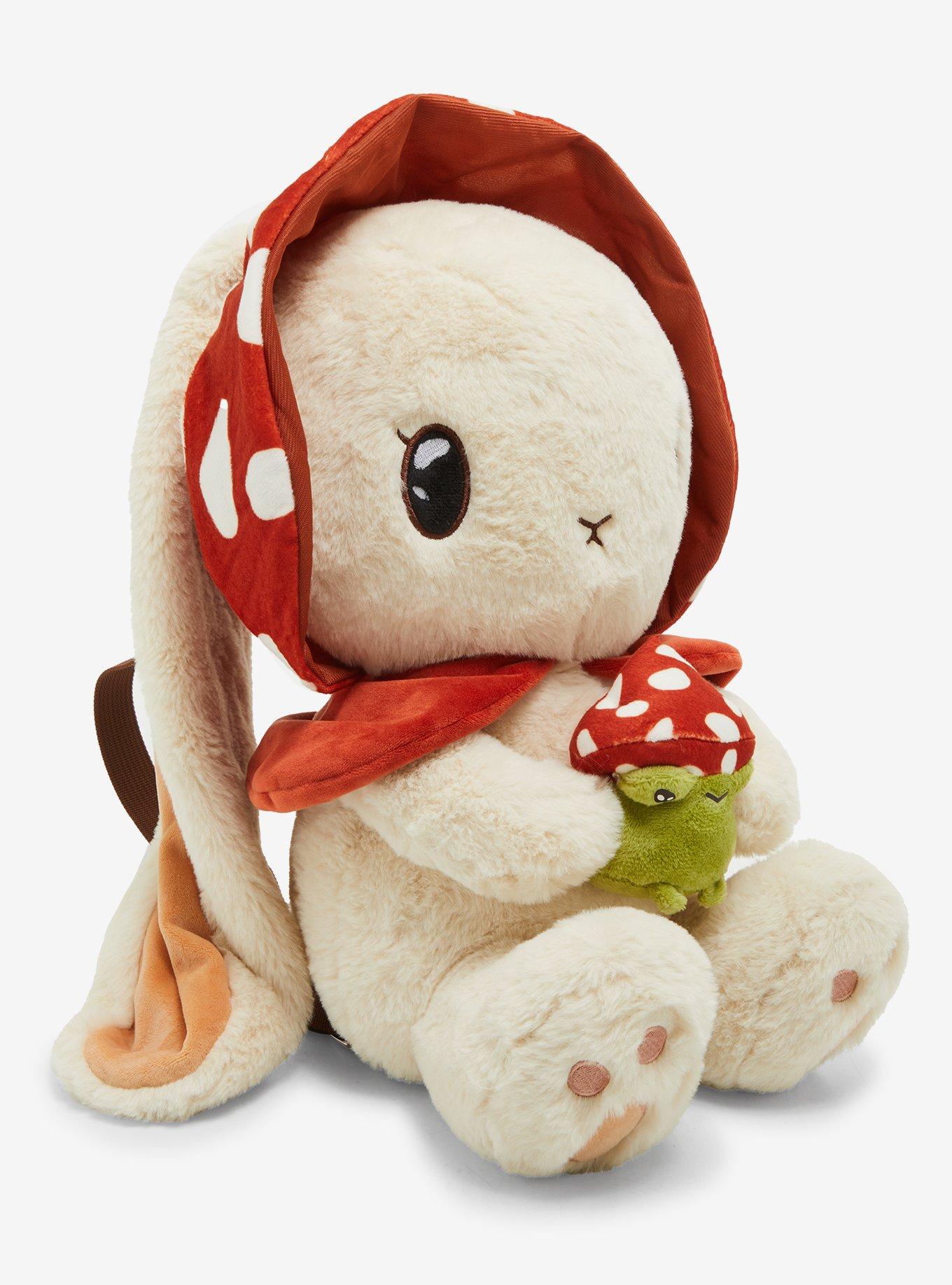 Bunny Mushroom Plush Backpack, , hi-res