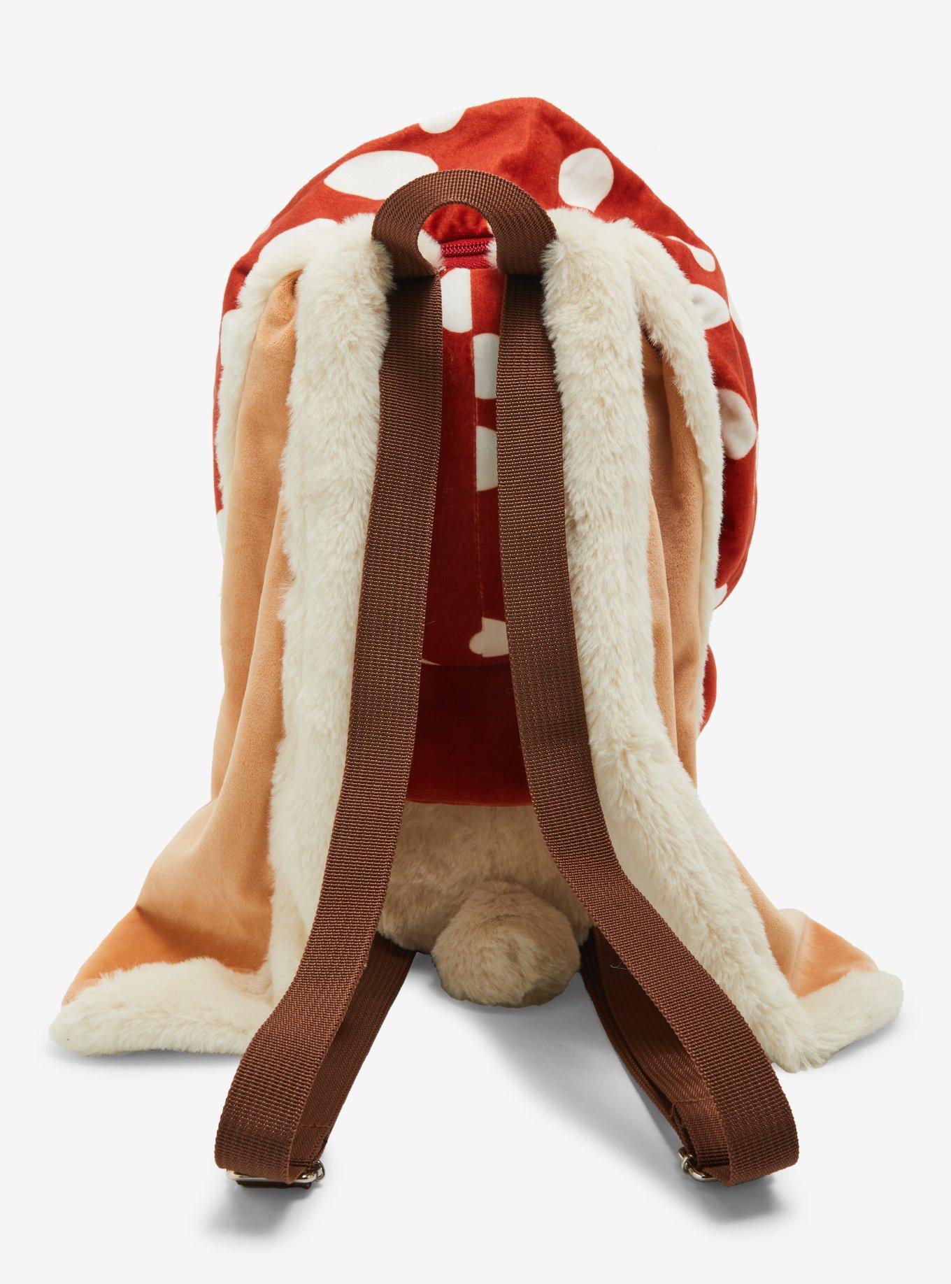 Bunny Mushroom Plush Backpack, , alternate