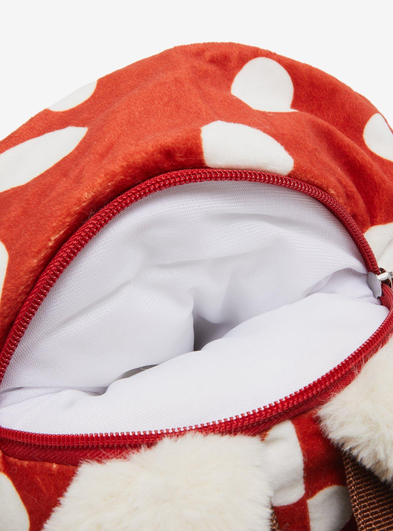 Bunny Mushroom Plush Backpack, , alternate
