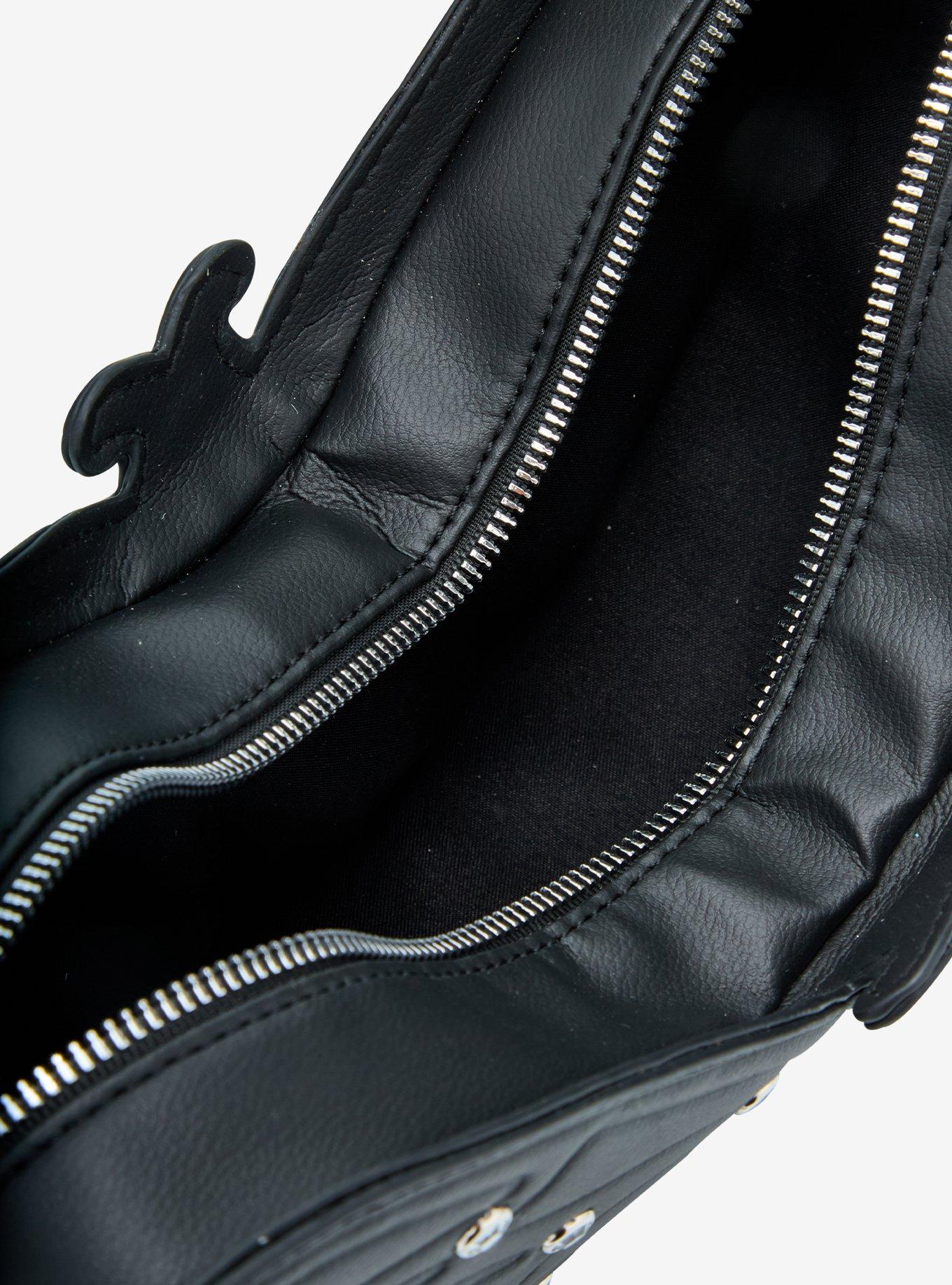 Black Butterfly Gem Shoulder Bag, , alternate