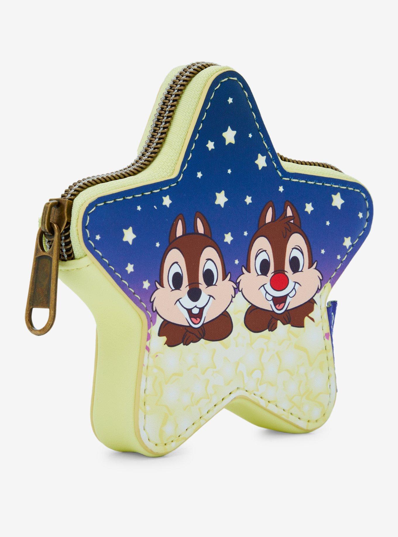 Loungefly Disney Chip 'N' Dale Star Coin Pouch, , hi-res