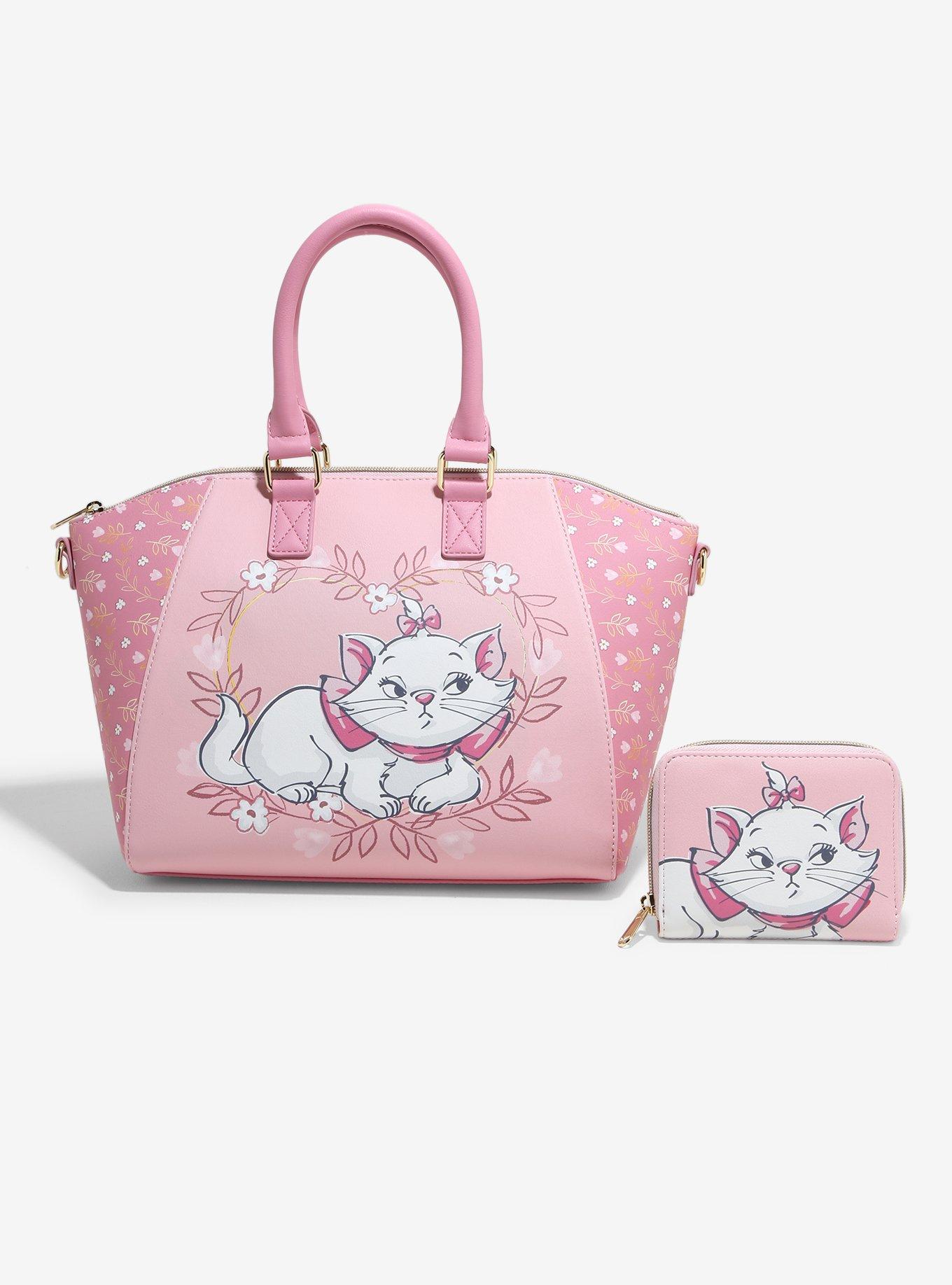 Loungefly Disney The Aristocats Marie Flowers Satchel Bag, , alternate