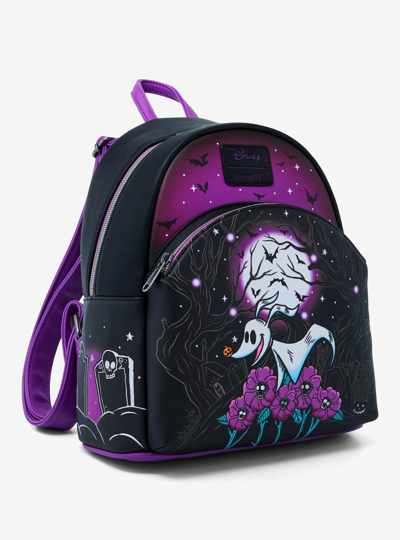 Loungefly The Nightmare Before Christmas Zero Moon Doodle Mini Backpack, , hi-res