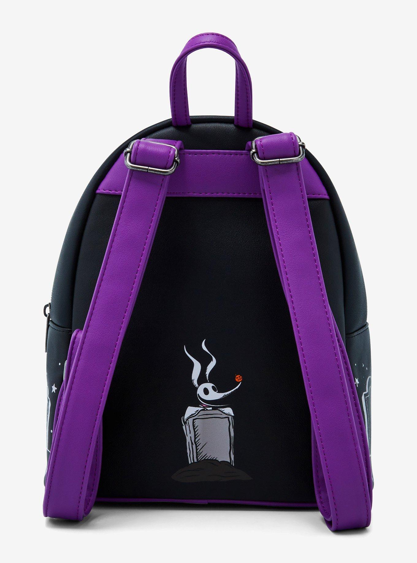 Loungefly The Nightmare Before Christmas Zero Moon Doodle Mini Backpack, , alternate