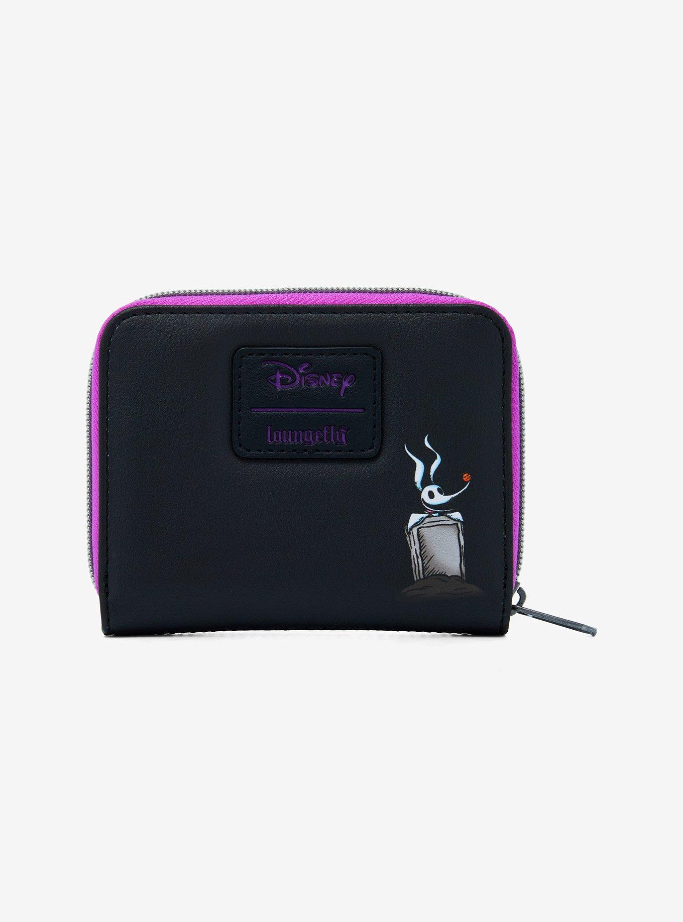 Loungefly The Nightmare Before Christmas Zero Moon Doodle Mini Zipper Wallet, , alternate