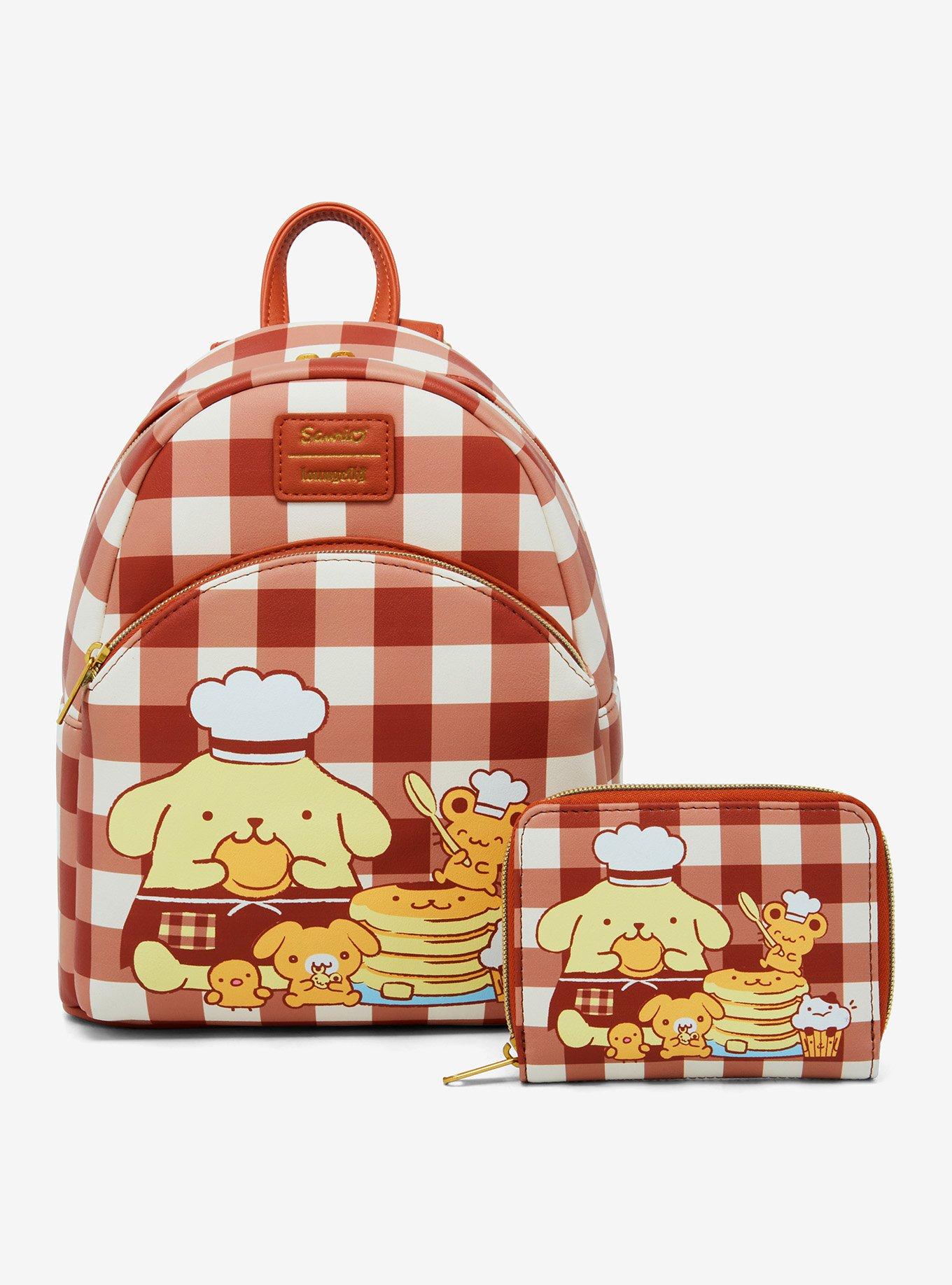 Loungefly Pompompurin Bakery Gingham Mini Backpack, , alternate