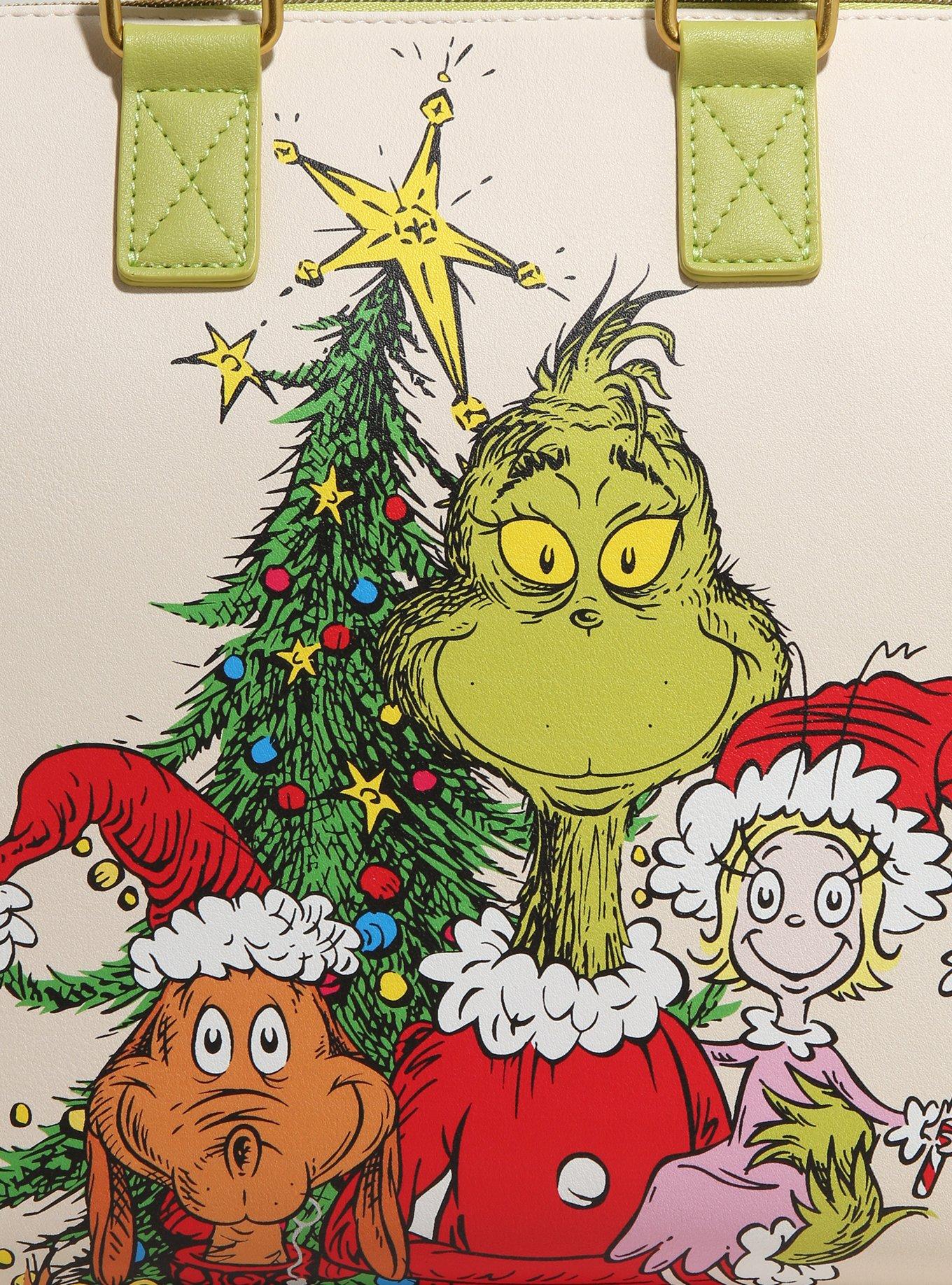 Loungefly How The Grinch Stole Christmas Cindy & Max Satchel Bag Hot Topic Exclusive, , alternate