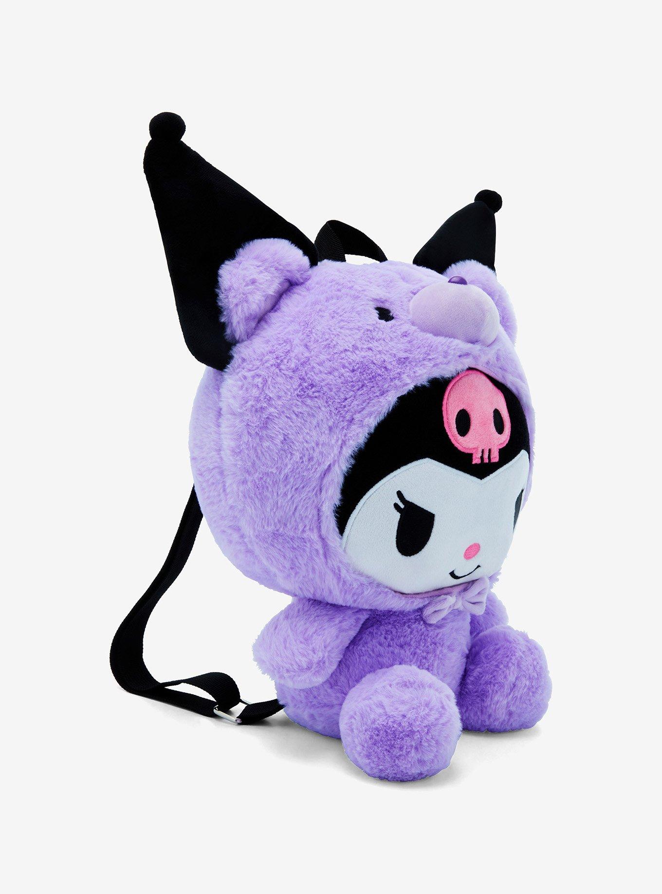 Kuromi Purple Bear Plush Mini Backpack, , alternate