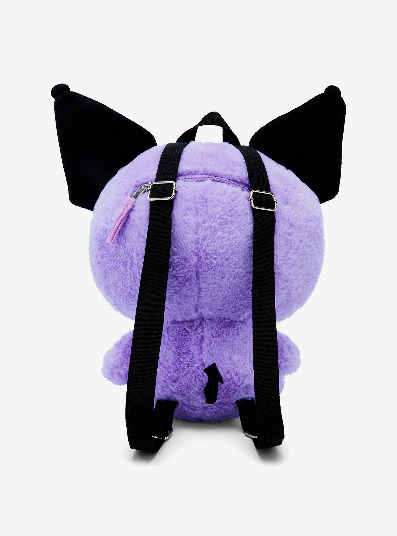 Kuromi Purple Bear Plush Mini Backpack, , alternate