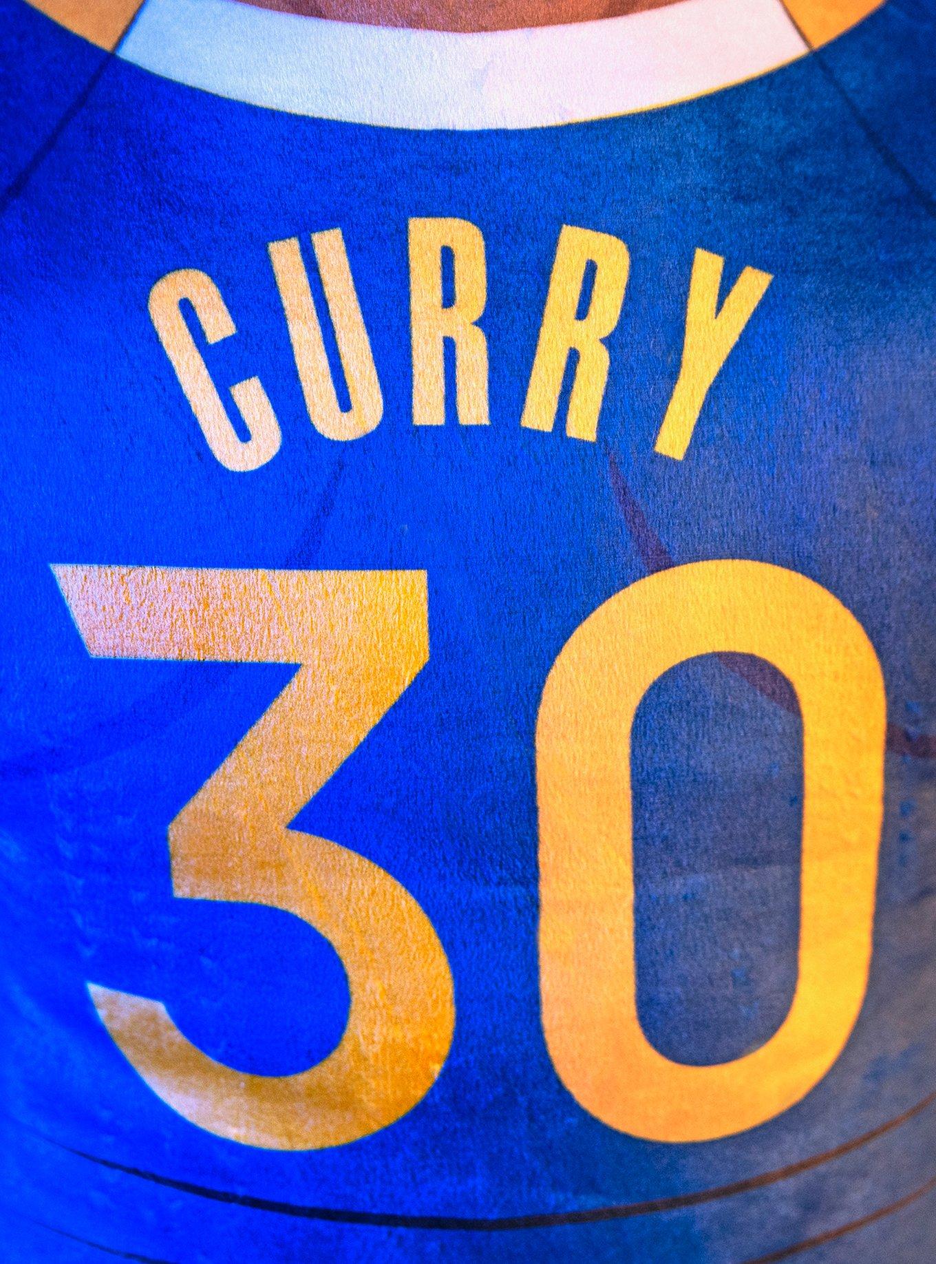 NBA Golden State Warriors Steph Curry 24" Bleacher Buddy Plush, , alternate