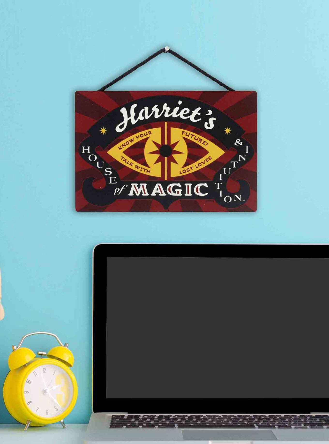 Disney Haunted Mansion Harriet's House of Magic Hanging Wood Sign, , alternate
