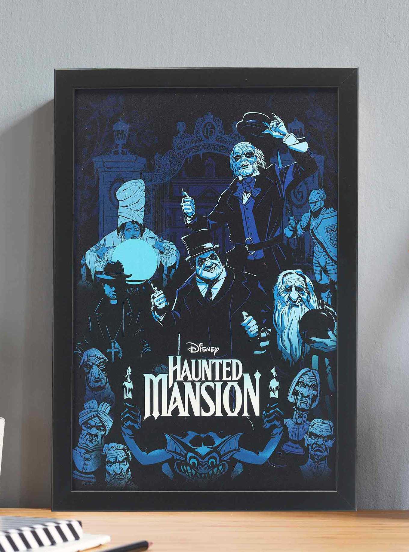 Disney Haunted Mansion Character Collage Framed Wood Wall Decor, , hi-res