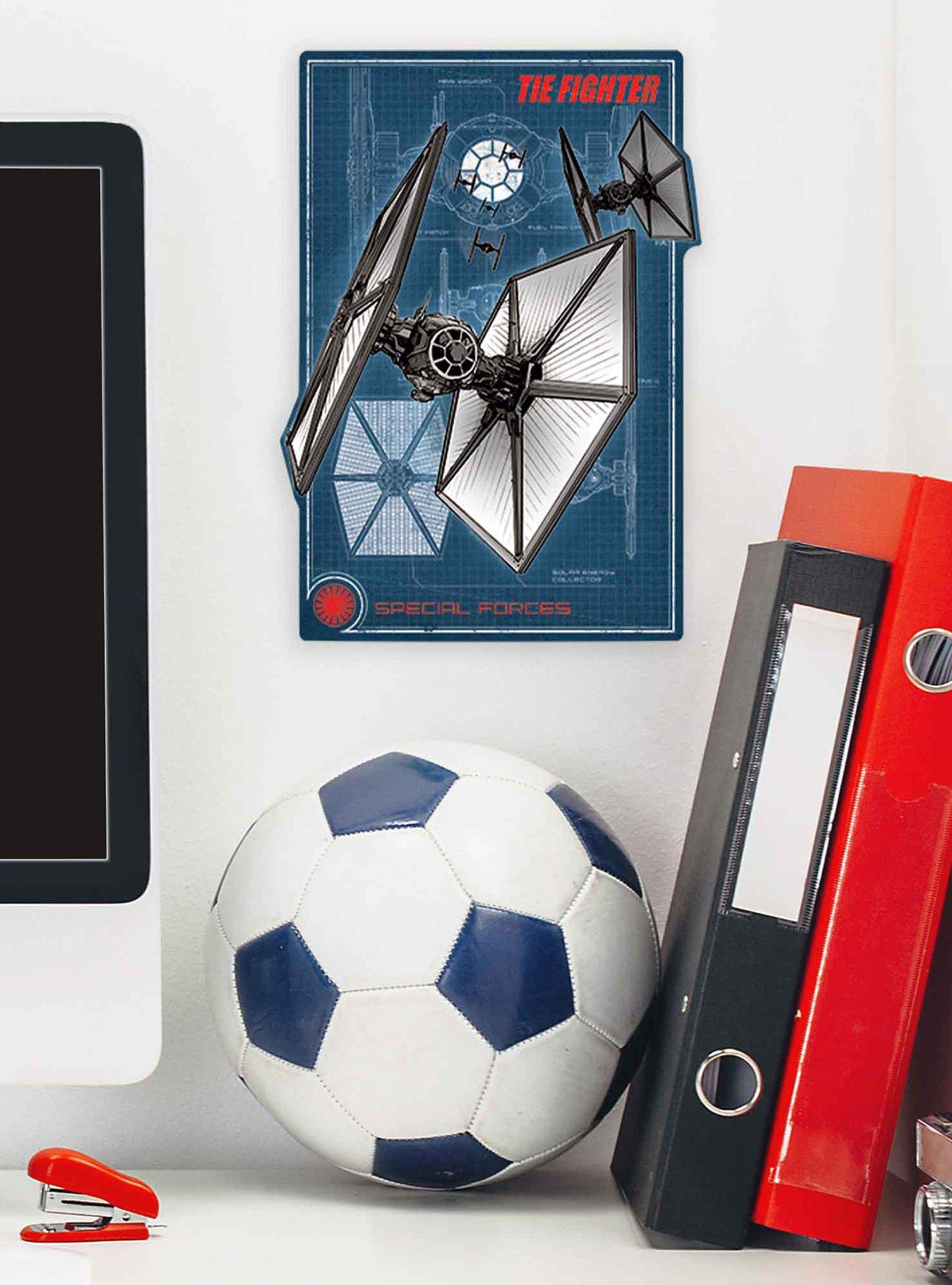 Star Wars TIE Fighter Schematics Metal Wall Decor, , alternate