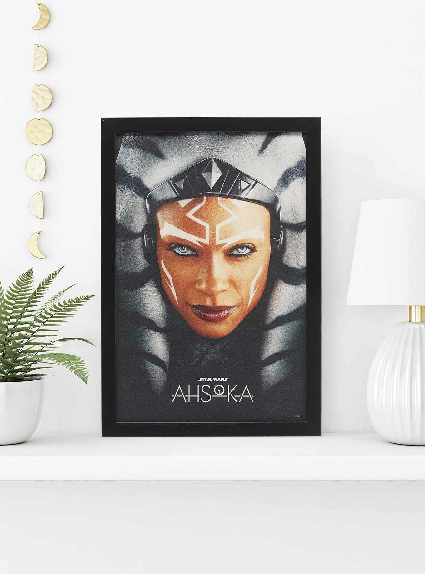 Star Wars Ahsoka Close-Up Poster Framed Wood Wall Decor, , hi-res