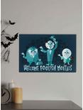 Disney Haunted Mansion Welcome Foolish Mortals Hitchhiking Ghosts Metal Wall Decor, , alternate