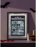 Disney Haunted Mansion Blueprint Framed Wood Wall Decor, , alternate
