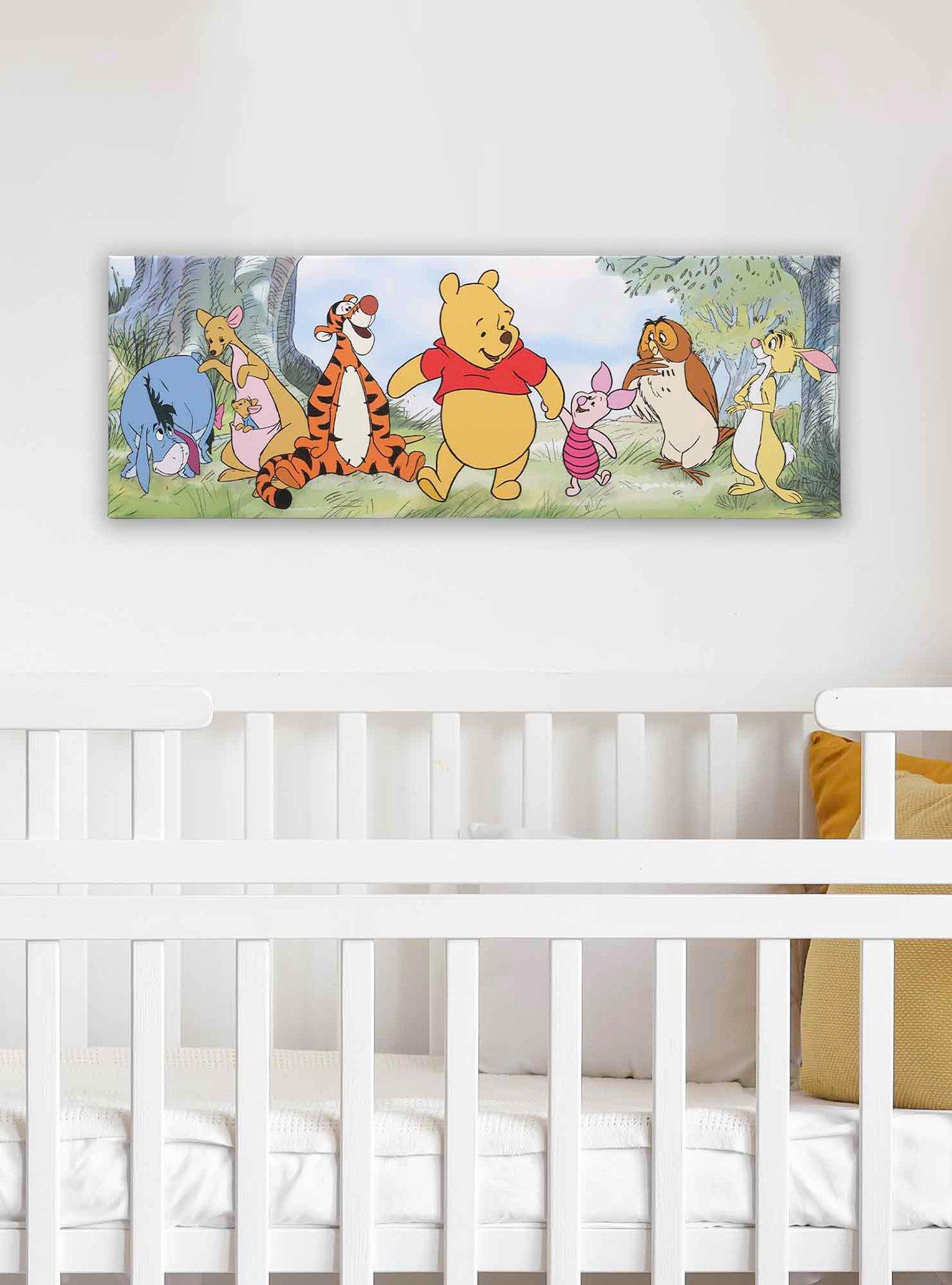Disney Winnie the Pooh Holding Hands Canvas Wall Decor, , hi-res