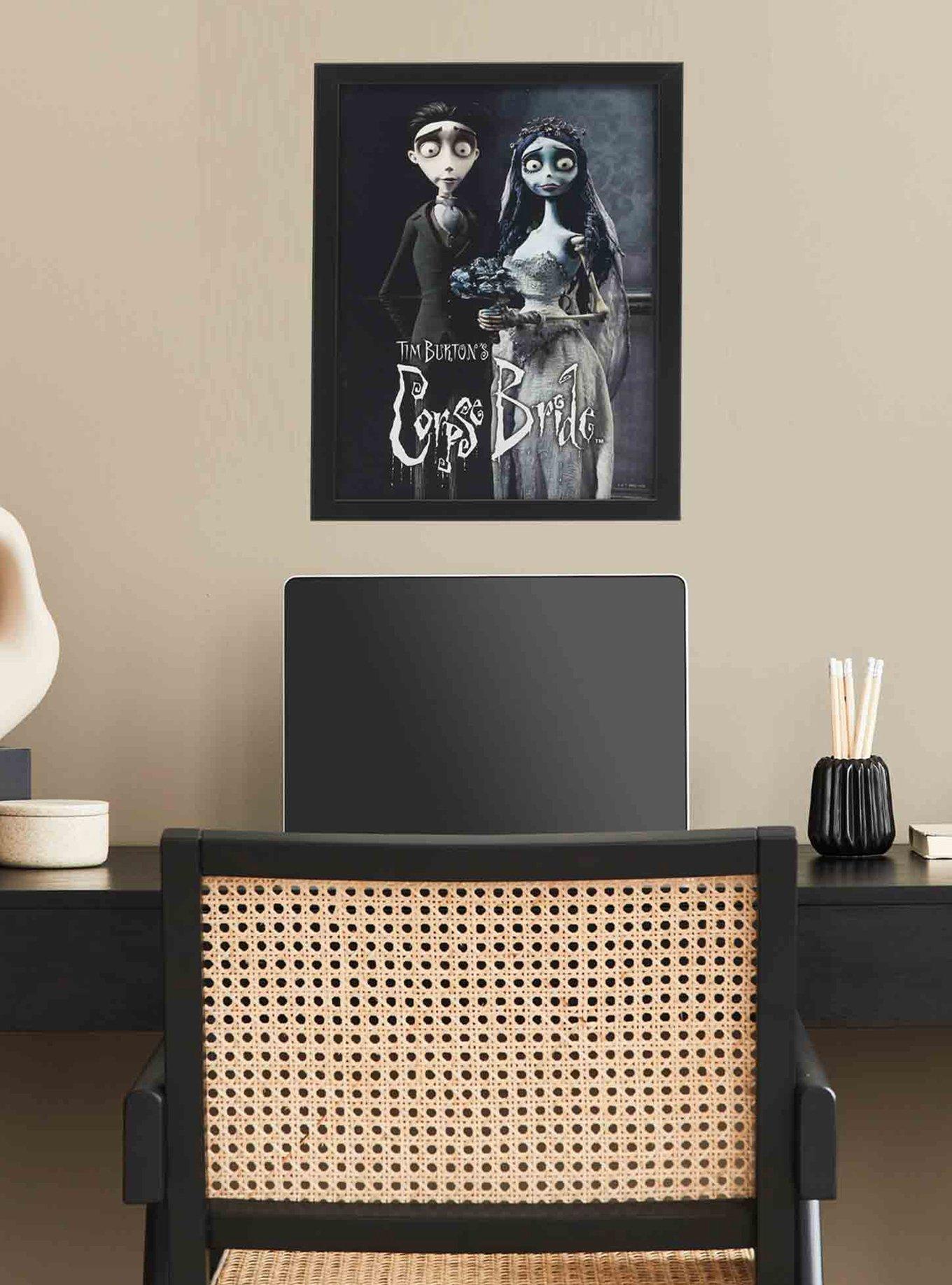 Corpse Bride Victor & Emily Framed Wood Wall Decor, , alternate