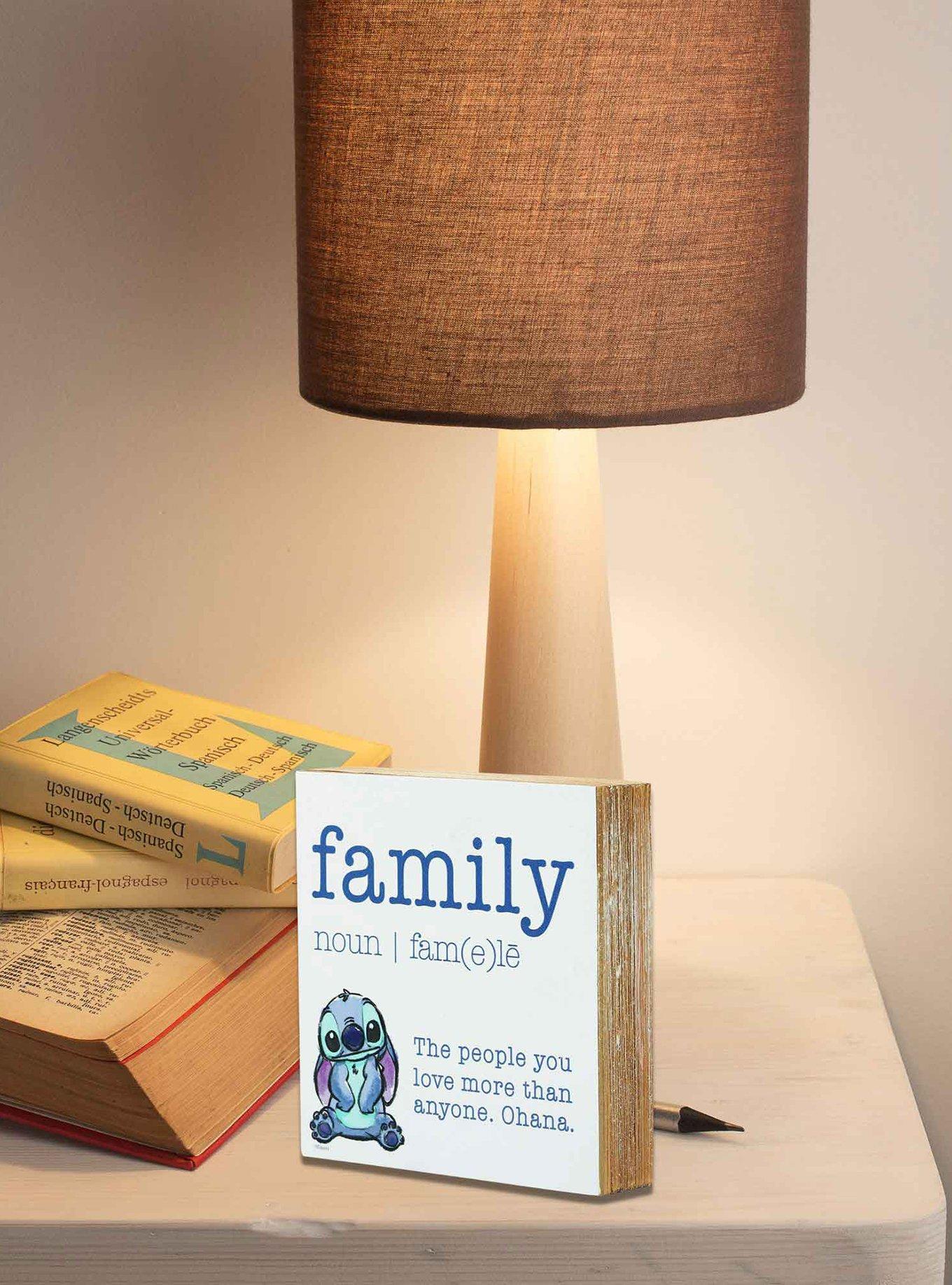 Disney Lilo & Stitch Family Definition Wood Wall Decor, , hi-res