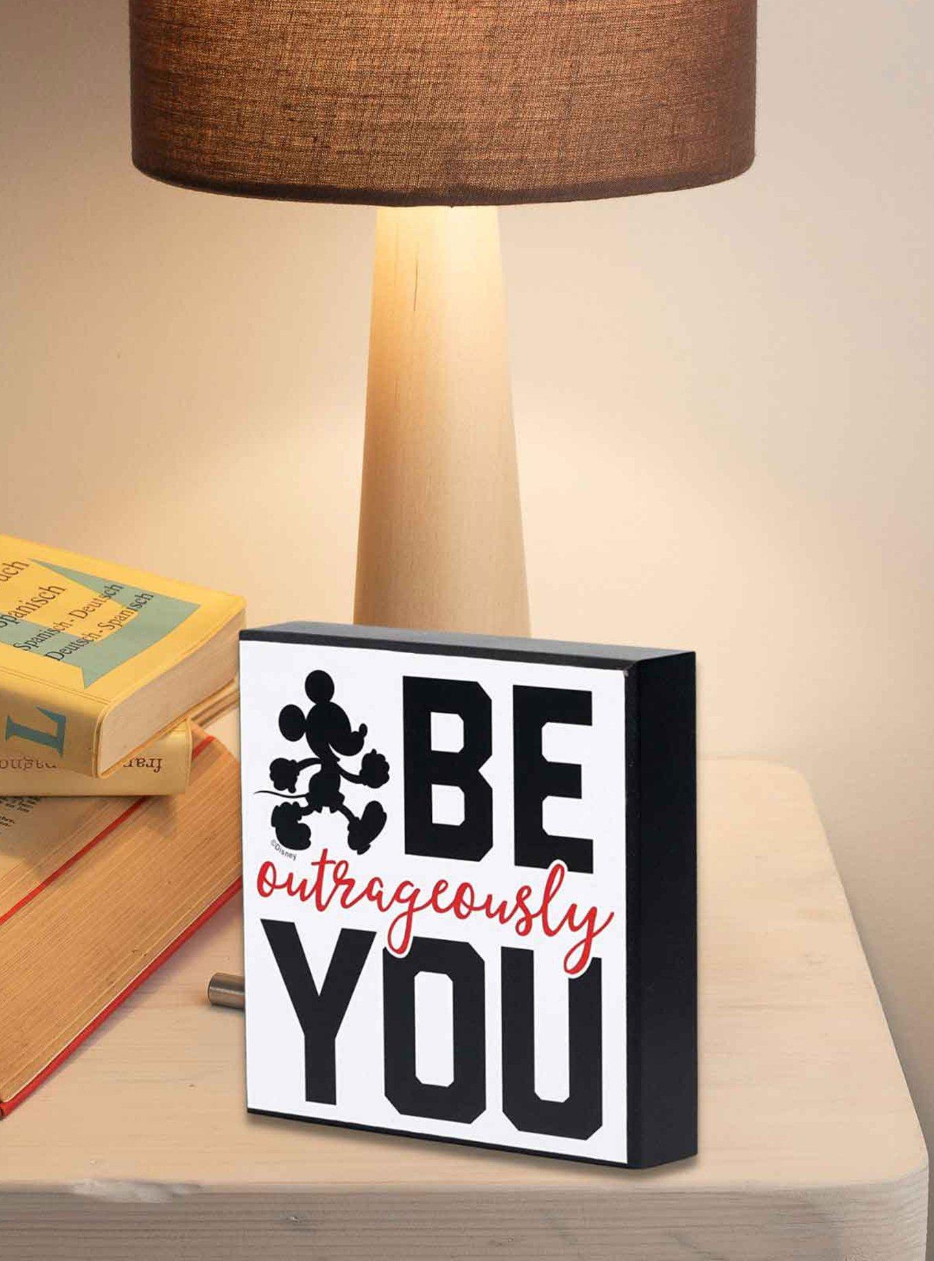 Disney Mickey Mouse Be Outrageously You Wood Wall Decor, , hi-res